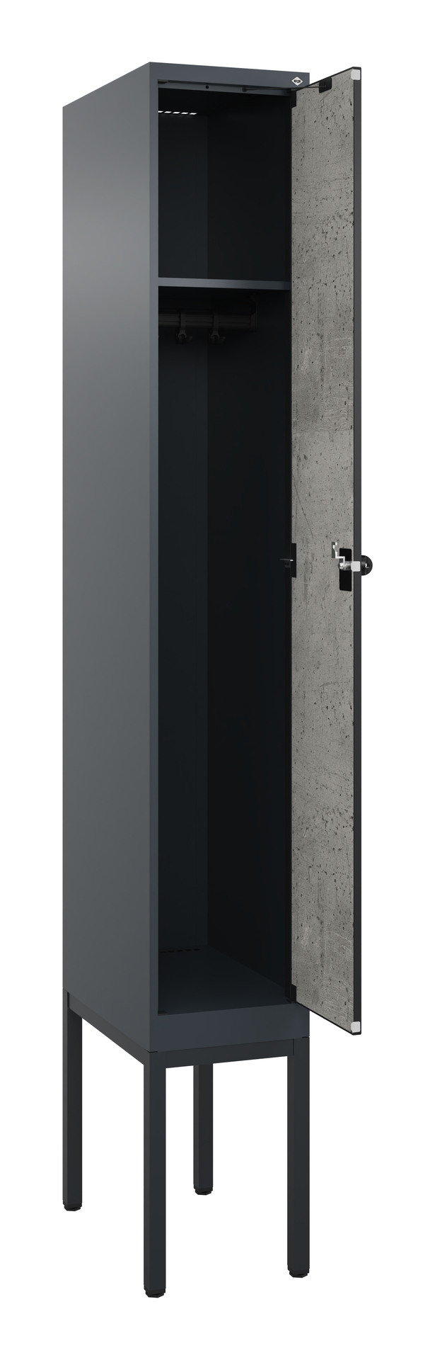 C+P Spind Evolo PLUS, Gestell, 1 Abteil, 2120x300x500mm C+P Spind Evolo PLUS, Gestell, 1 Abteil, 2120x300x500mm