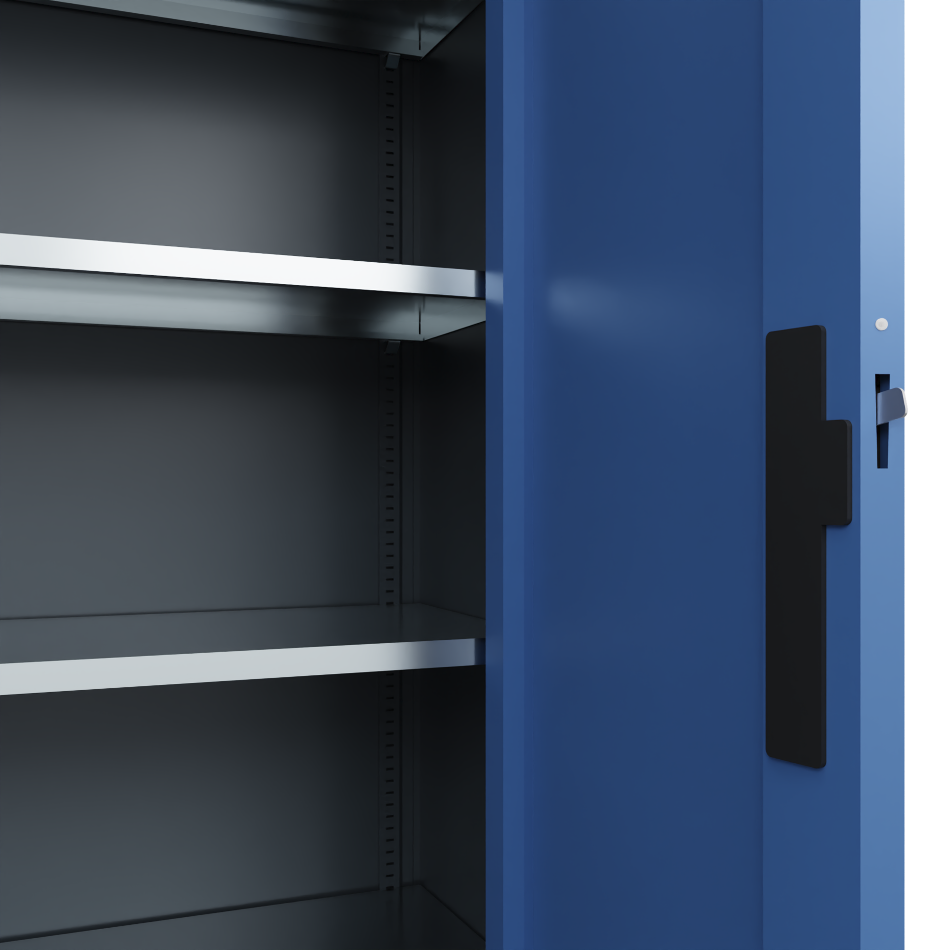 C+P Schwerlastschrank, Acurado, 1950x1500x400mm, 7016/5023