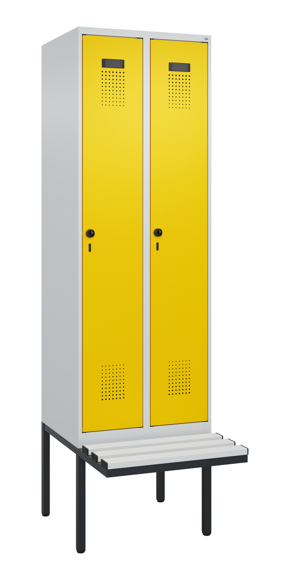 C+P Spind Evolo PLUS, Bank, 2 Abteil, 2120x600x815