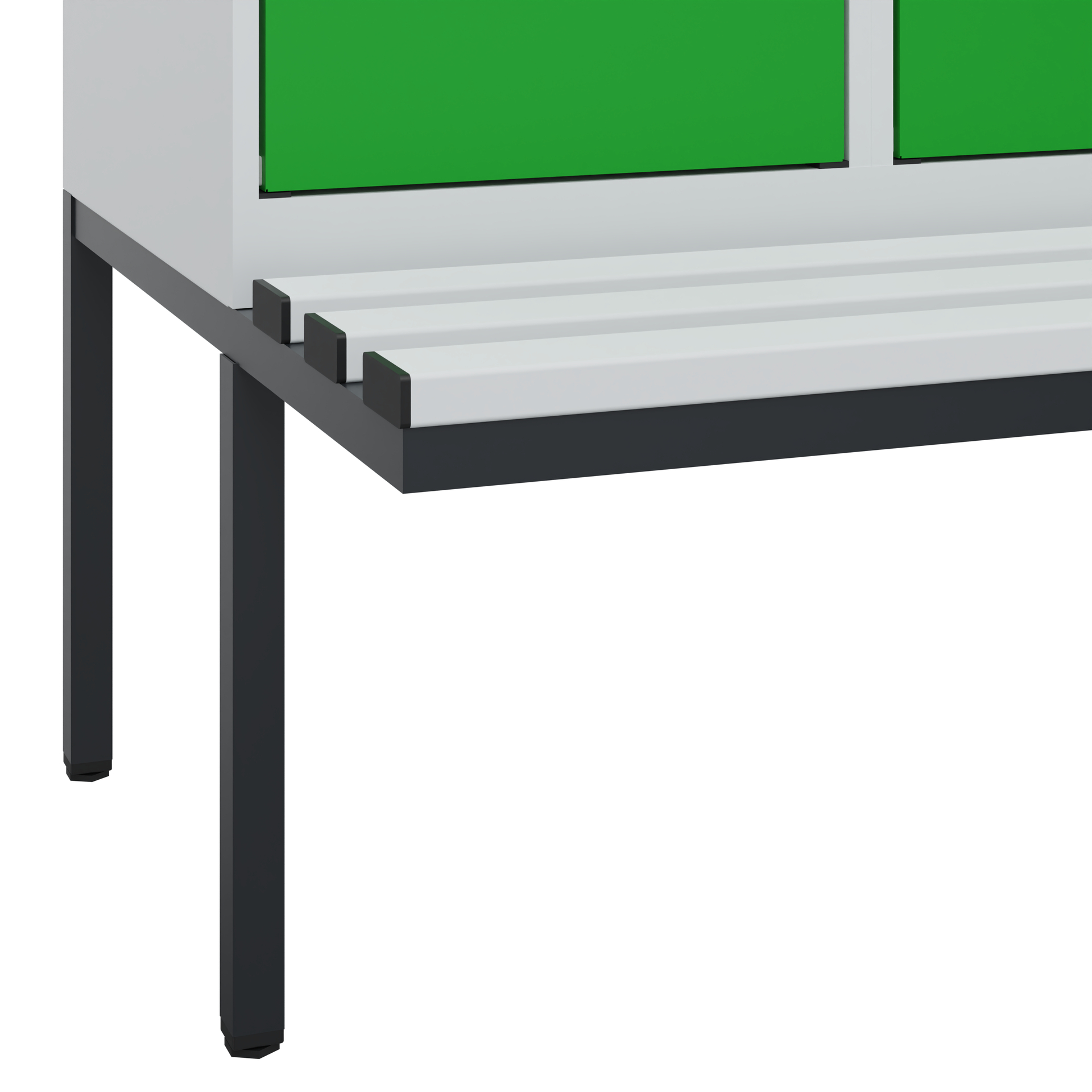 C+P Spind Evolo PLUS, Bank, 2 Abteile, 2120x800x81
