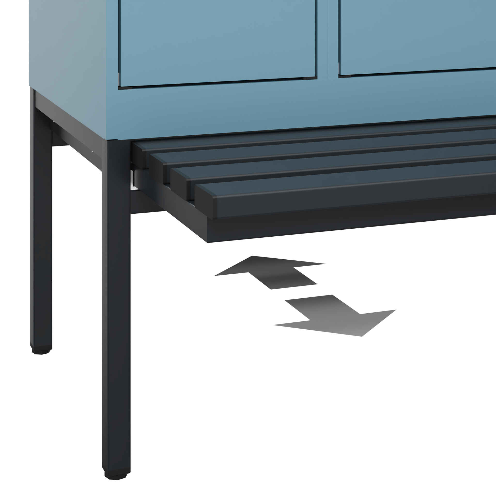 C+P Spind Evolo PLUS, Bank, 1 Abteil, 2120x300x815mm