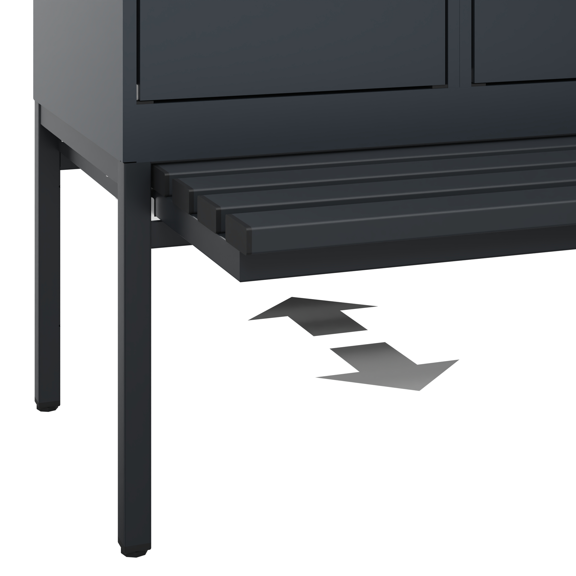 C+P Spind Evolo PLUS, Bank, 2 Abteile, 2120x800x815mm