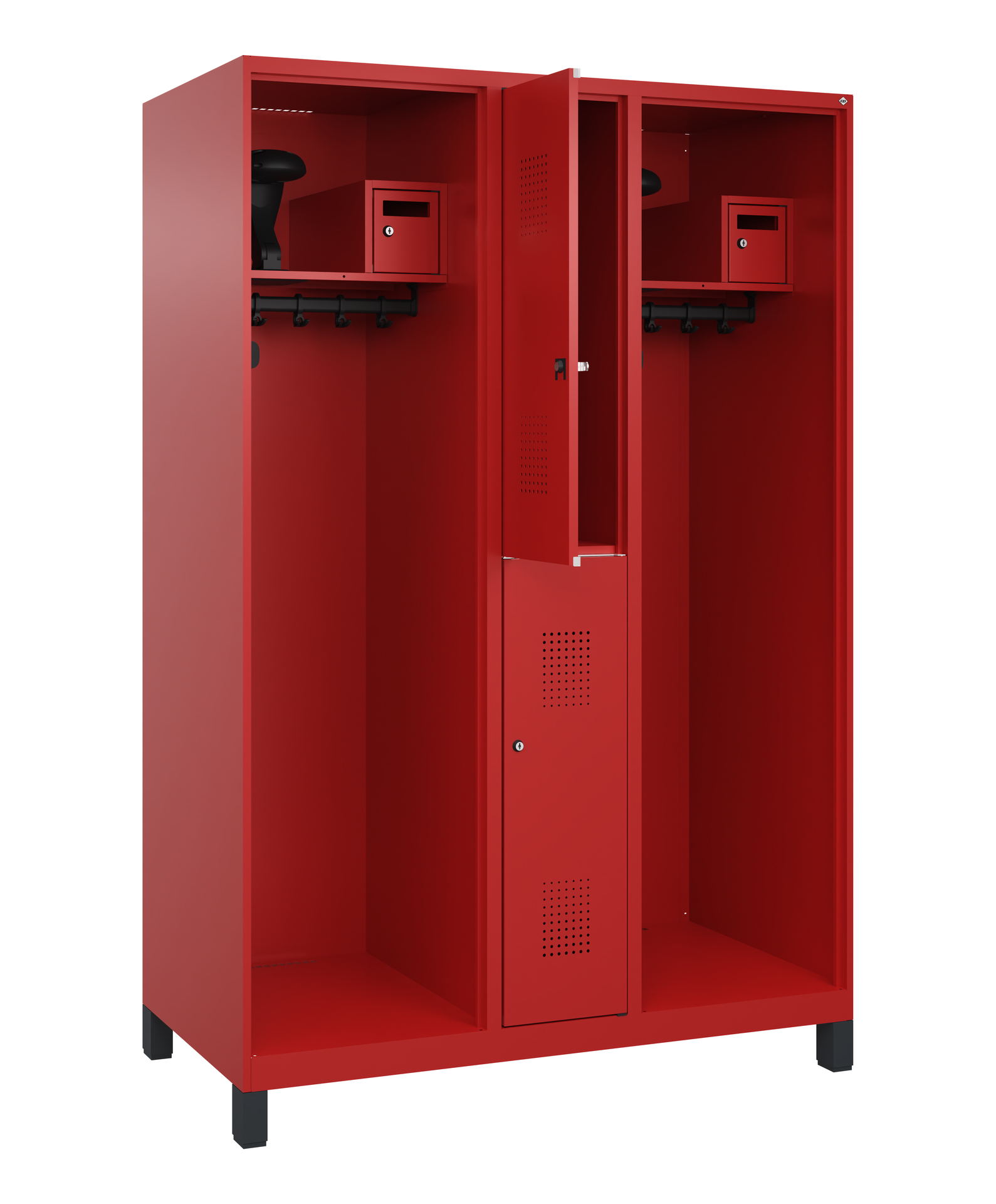 C+P Feuerwehrspind Maxi, 2 Fächer, 1850x1300x600mm