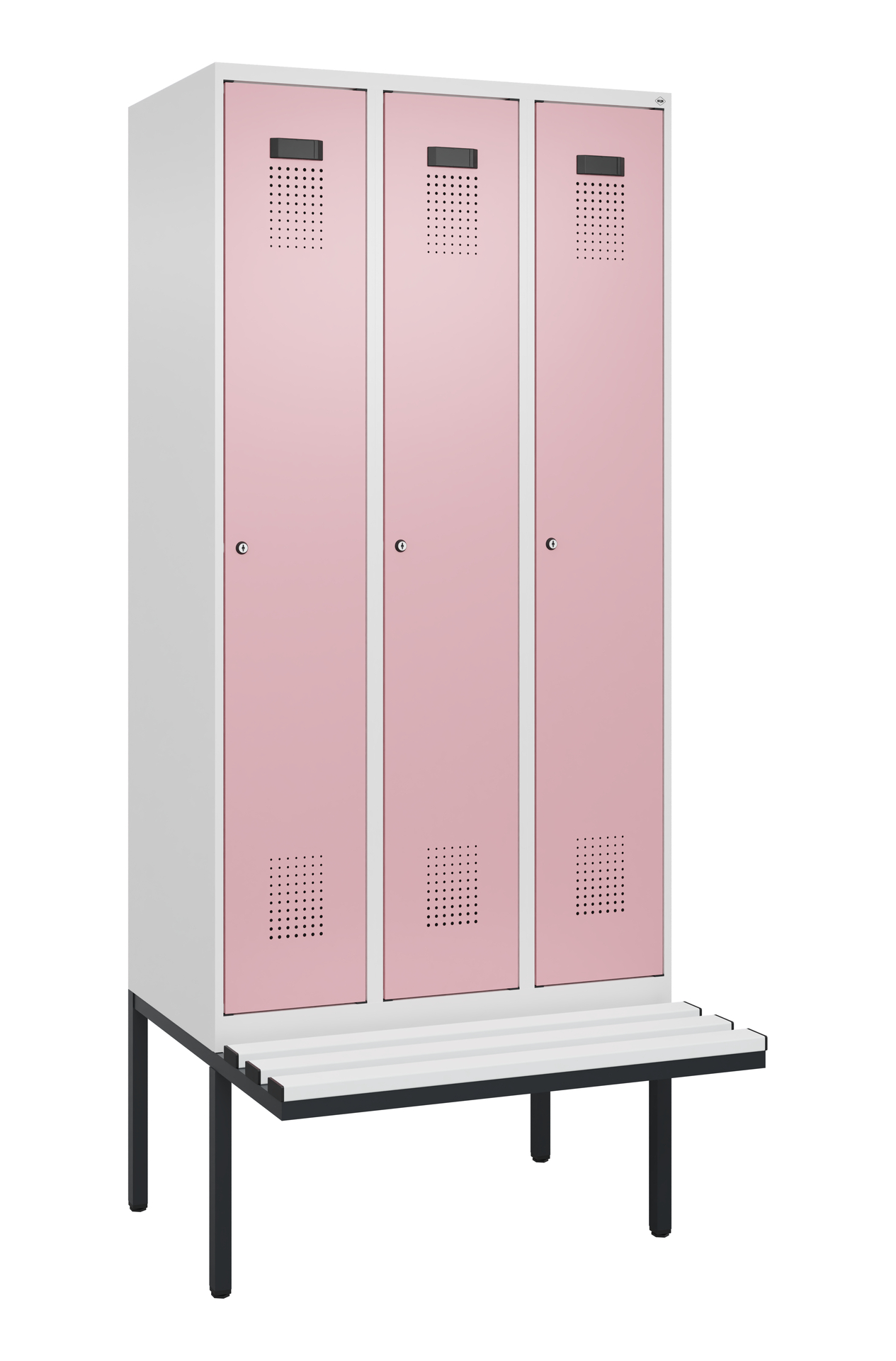 C+P Spind Evolo PLUS, Bank, 3 Abteile, 2120x900x81