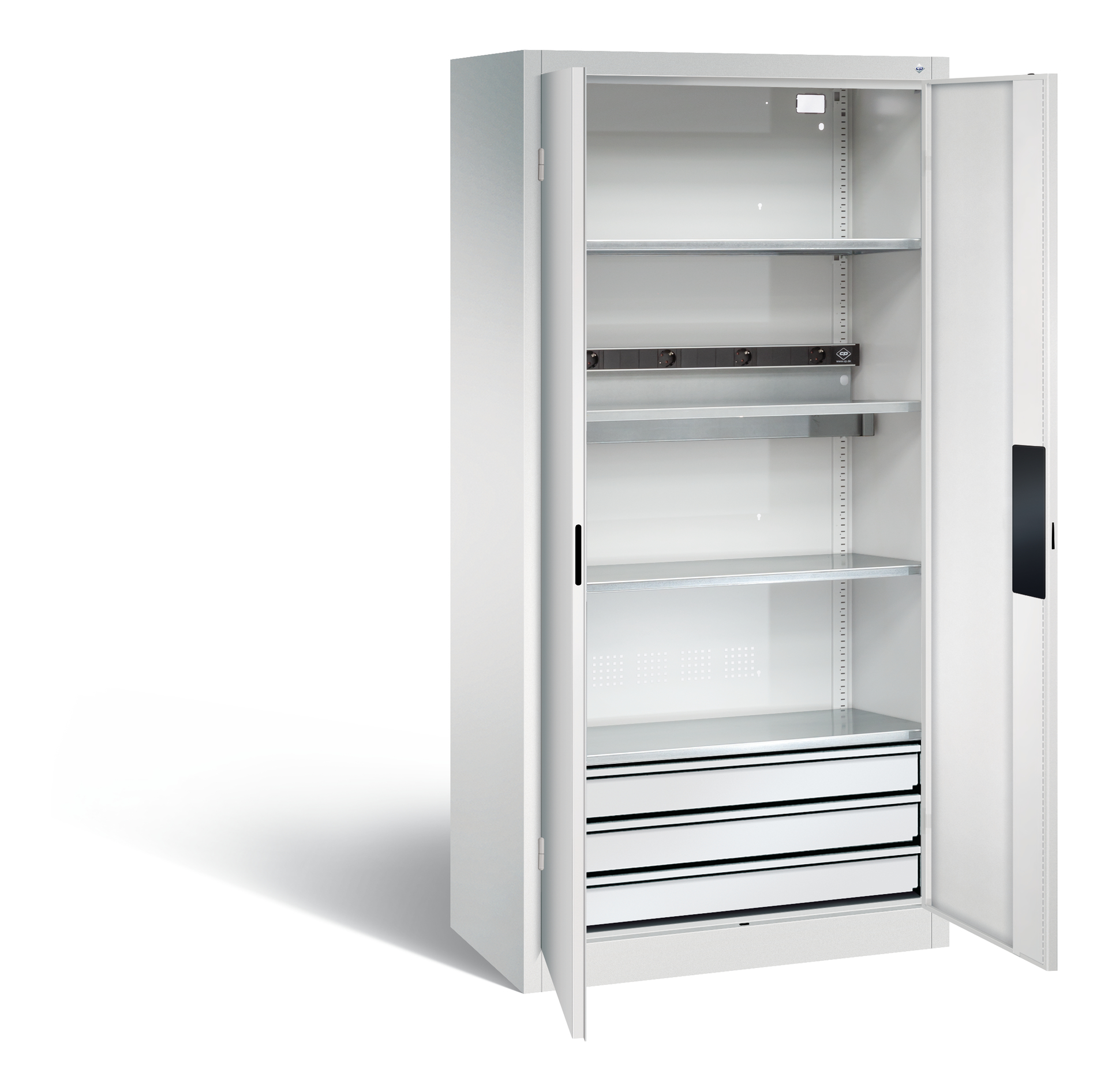 C+P Akkuladeschrank Serie 89, H1950xB930xT500mm