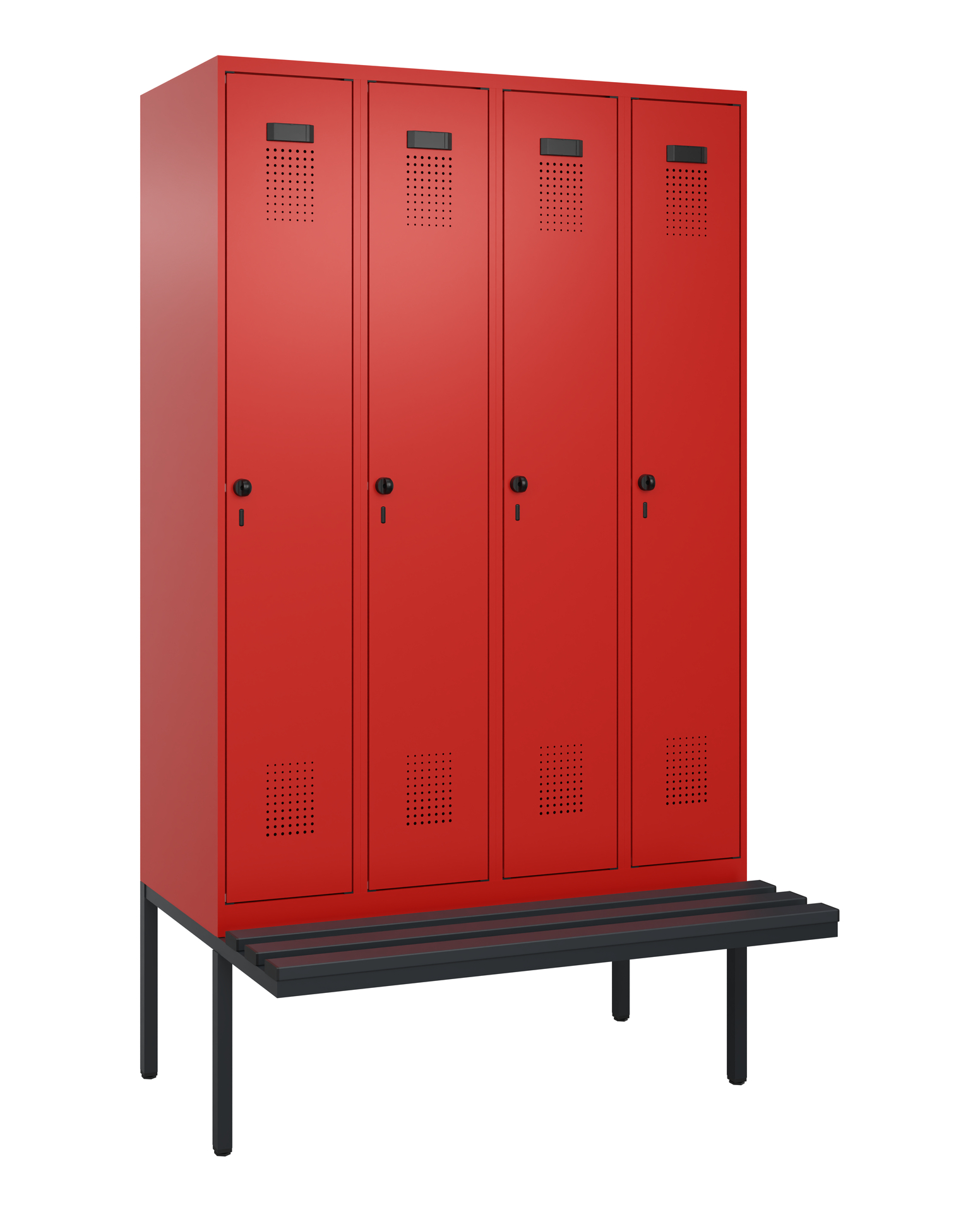 C+P Spind Evolo PLUS, Bank, 4 Abteile, 2120x1200x8