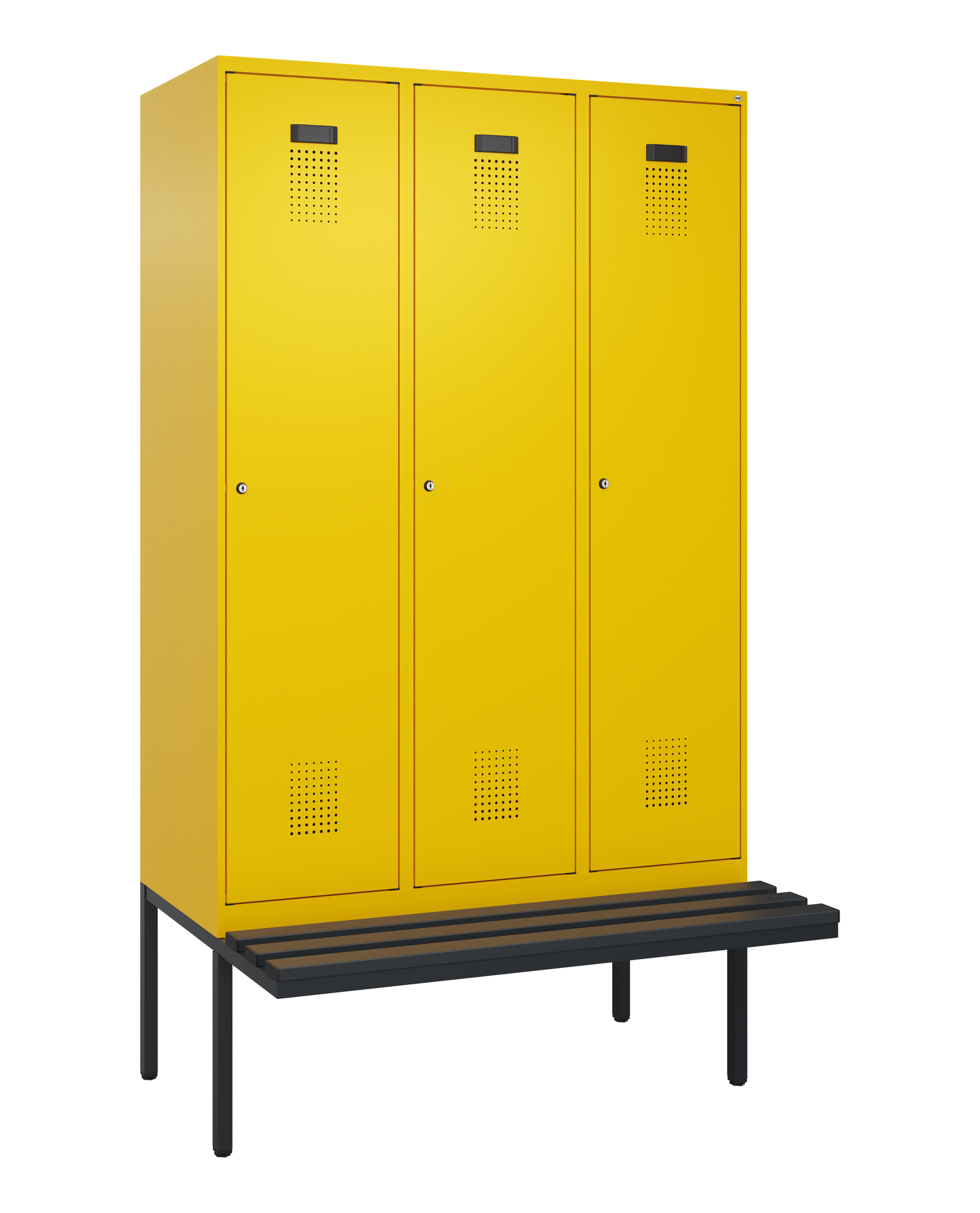C+P Spind Evolo PLUS, Bank, 3 Abteile, 2120x1200x8