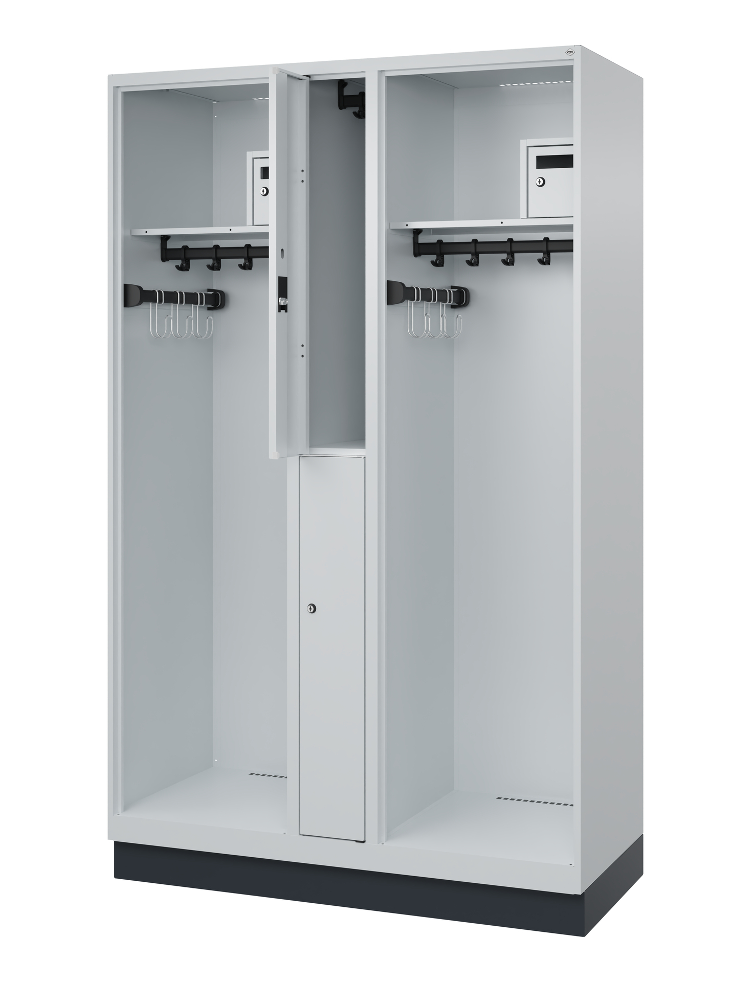 C+P Feuerwehrspind Maxi, 2 Fächer, 1850x1200x500mm