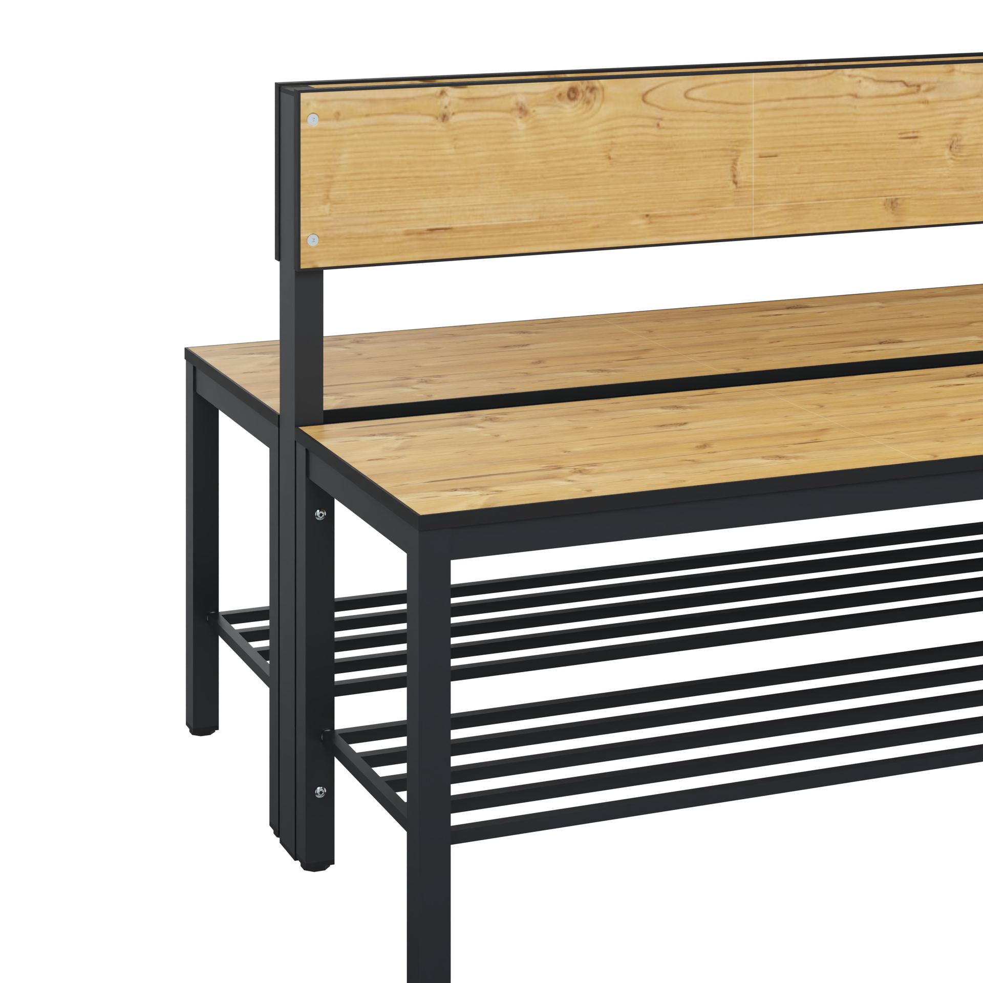 C+P Sitzbank Solid HPL, 774x1500x770mm, 7021/VK039
