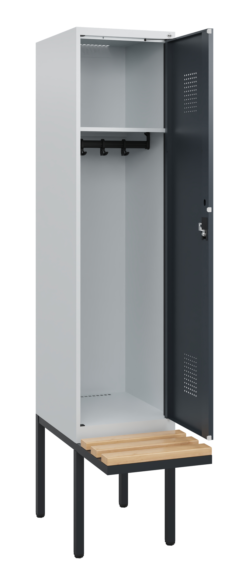 C+P Spind Evolo PLUS, Bank, 1 Abteil, 1950x400x815