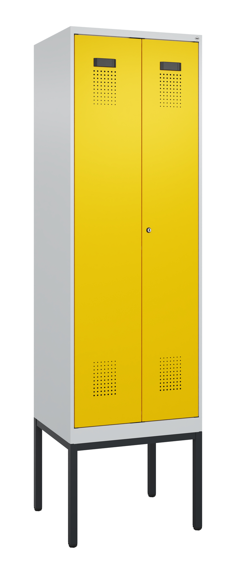 C+P PSA Doppel-Spind Evolo PLUS, Gestell, 2 Abteil