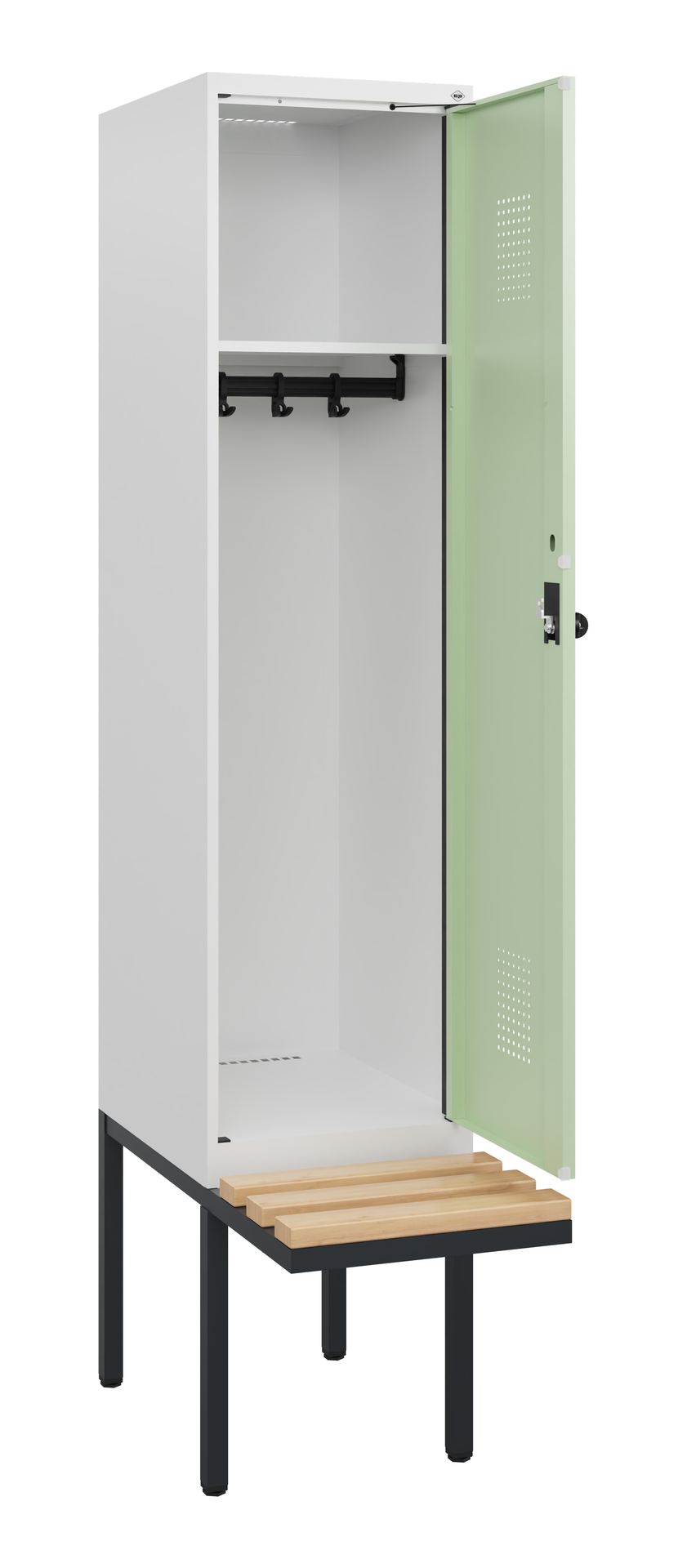 C+P Spind Evolo PLUS, Bank, 1 Abteil, 1950x400x815