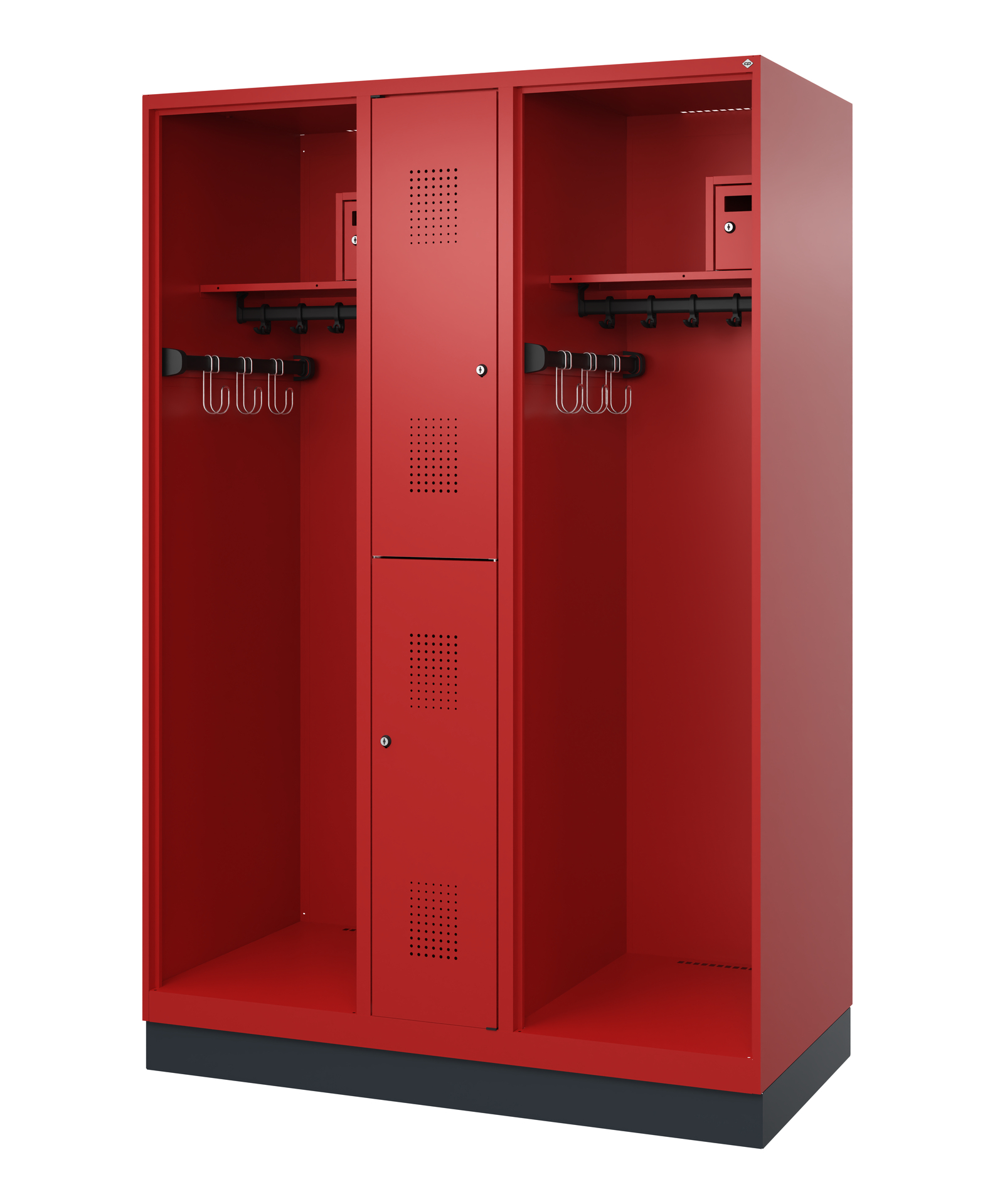 C+P Feuerwehrspind Maxi, 2 Fächer, 1850x1300x600mm