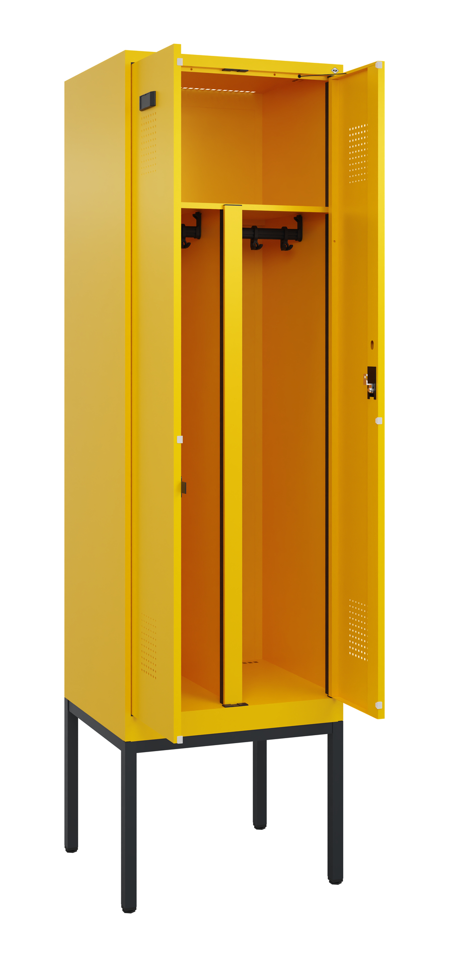 C+P PSA Doppel-Spind Evolo PLUS, Gestell, 2 Abteil