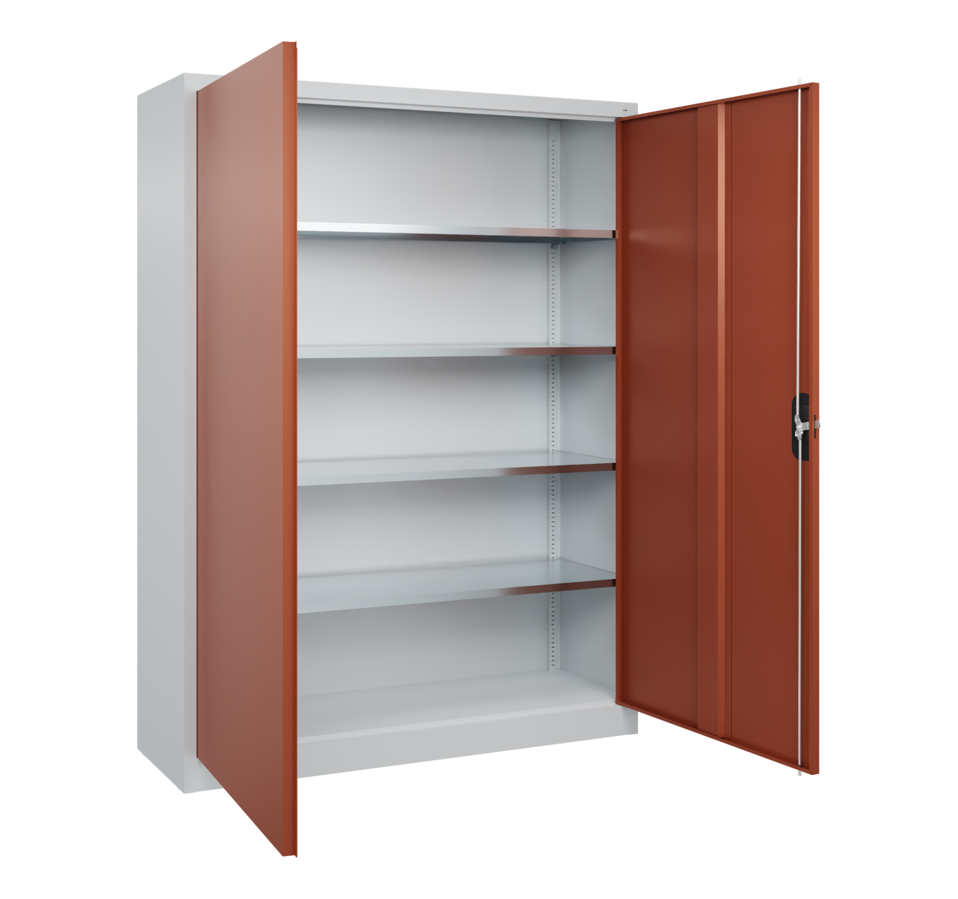 C+P Schwerlastschrank, Acurado, 1950x1500x400mm, 7035/8004