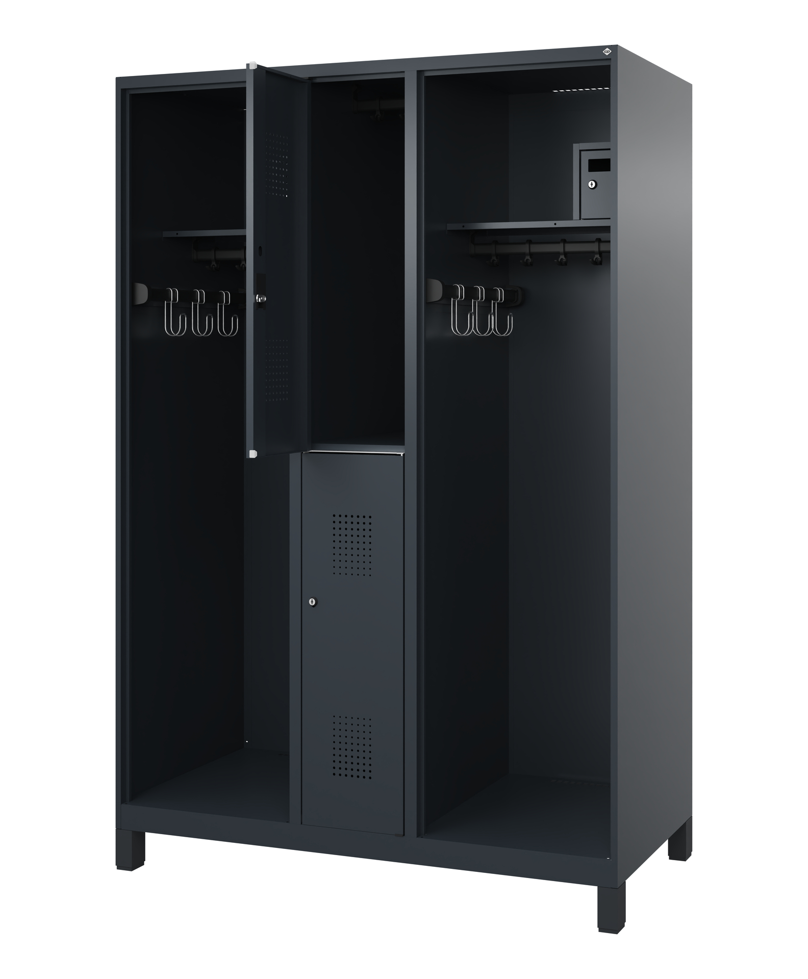 C+P Feuerwehrspind Maxi, 2 Fächer, 1850x1300x600mm