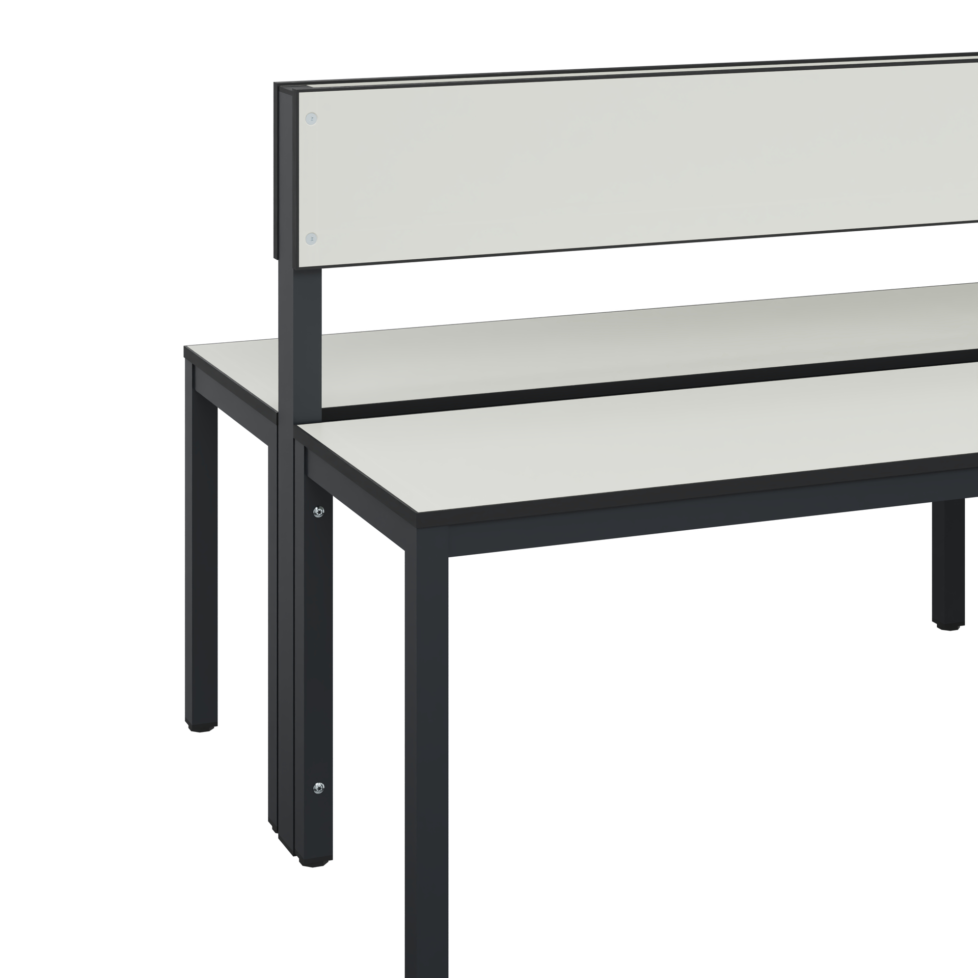 C+P Sitzbank Solid HPL, 774x2000x770mm, 7021/VK741