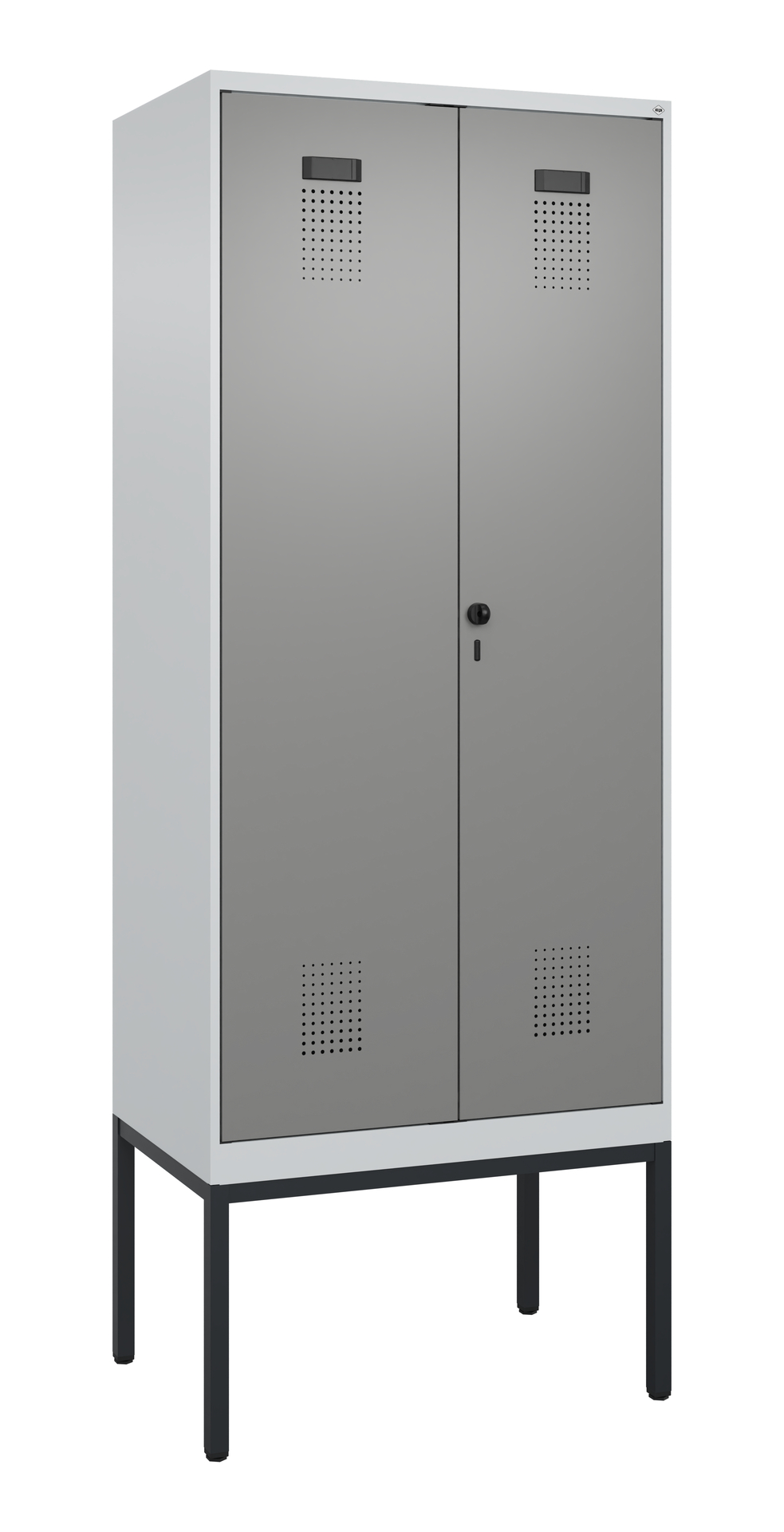 C+P PSA Doppel-Spind Evolo PLUS, Gestell, 2 Abteil