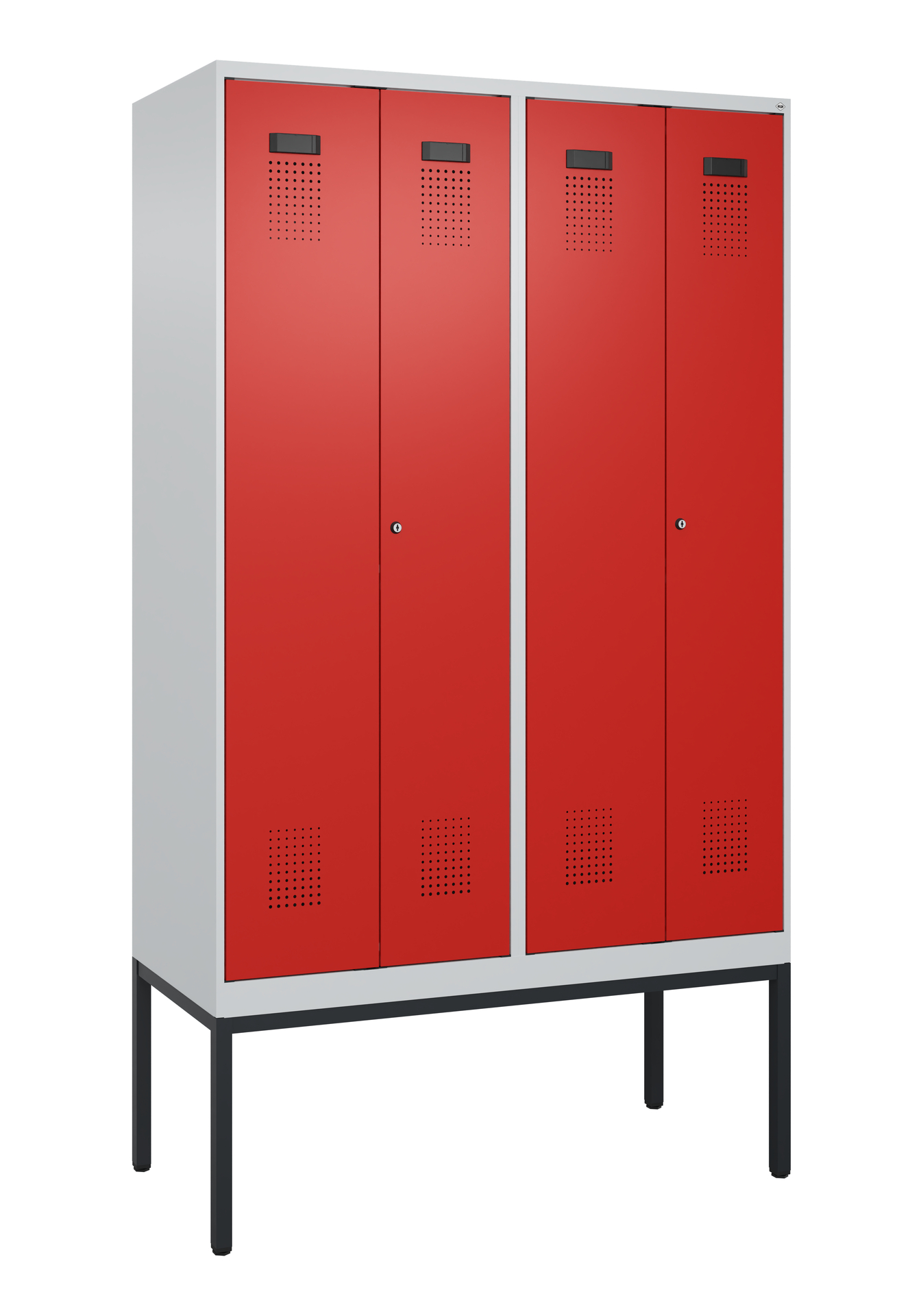 C+P PSA Doppel-Spind Evolo PLUS, Gestell, 4 Abteil