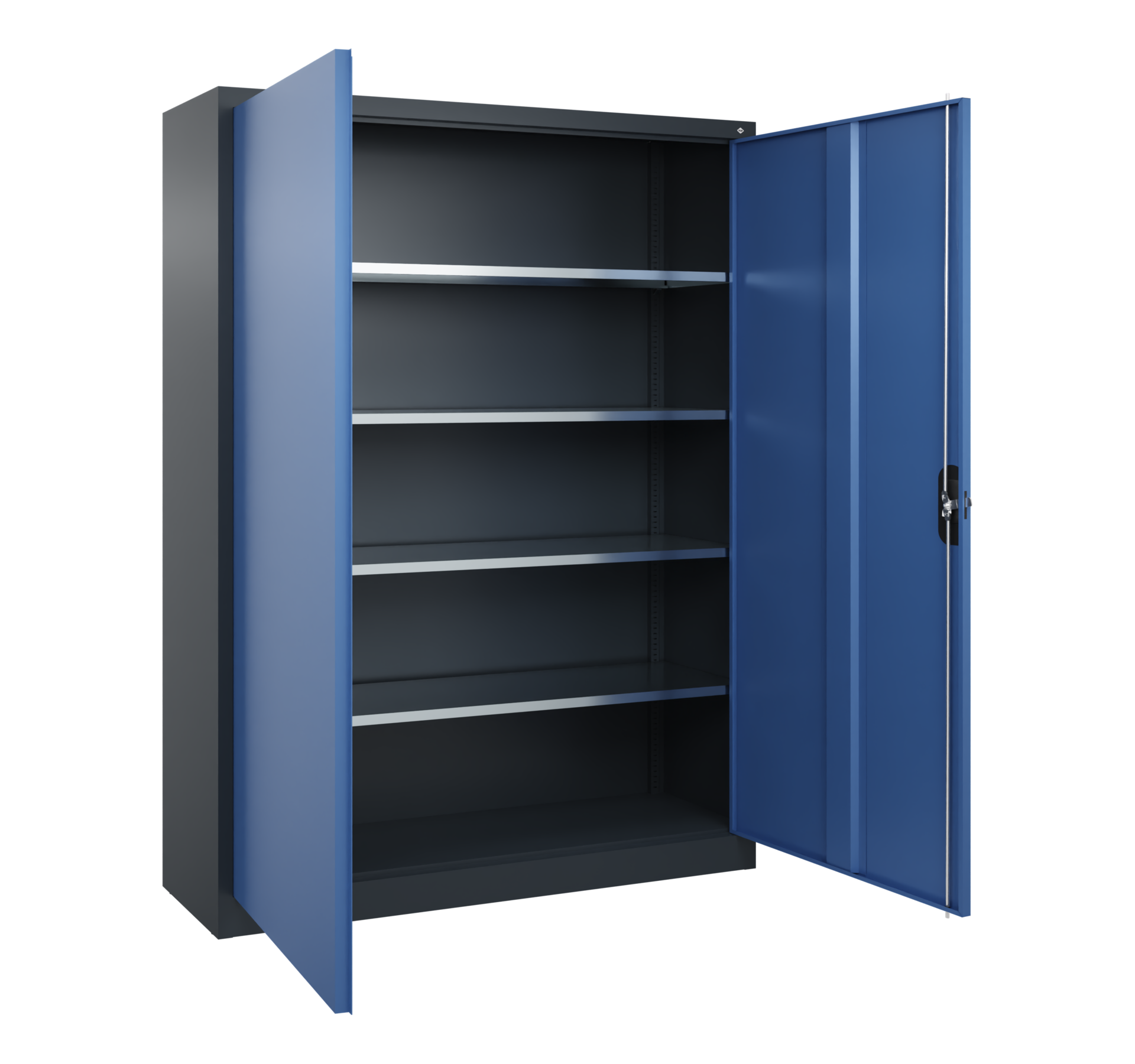 C+P Schwerlastschrank, Acurado, 1950x1500x400mm, 7016/5023