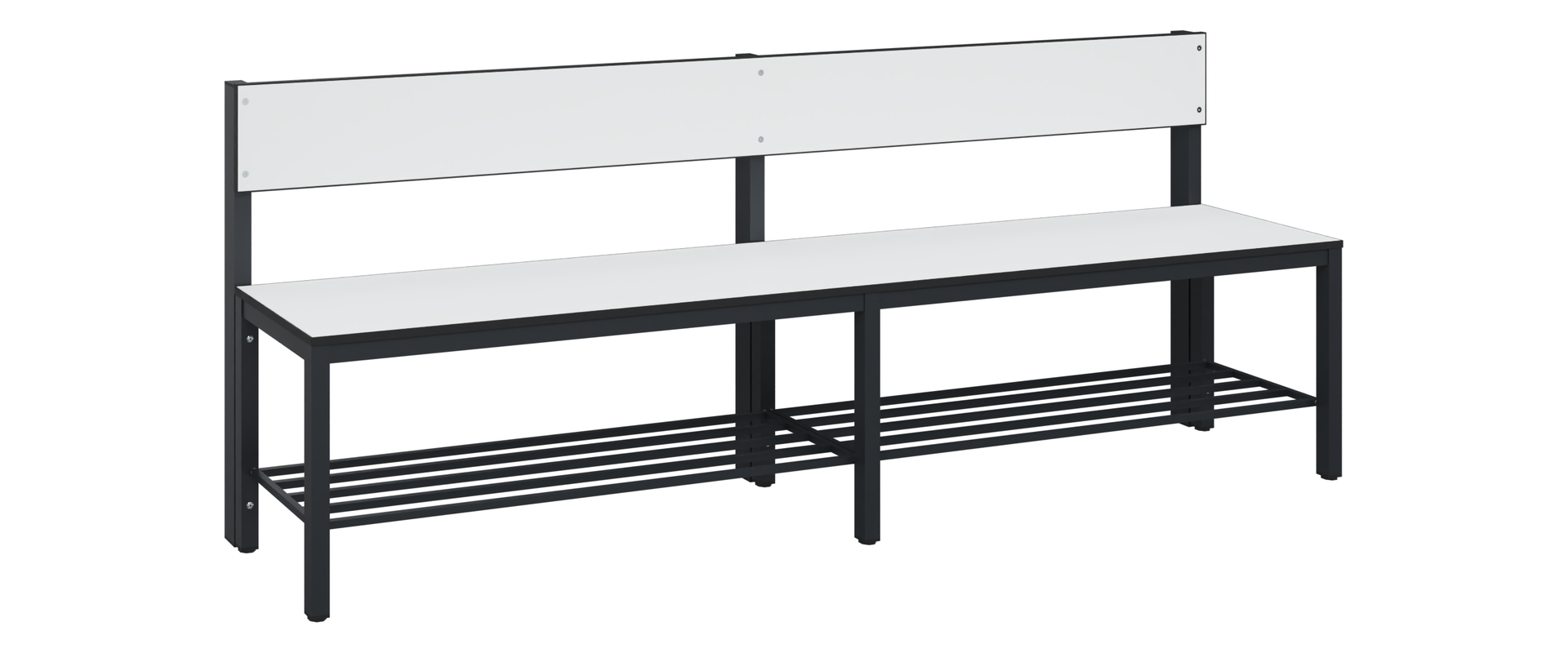 C+P Sitzbank Solid HPL, 774x2000x412mm, 7021/VK001