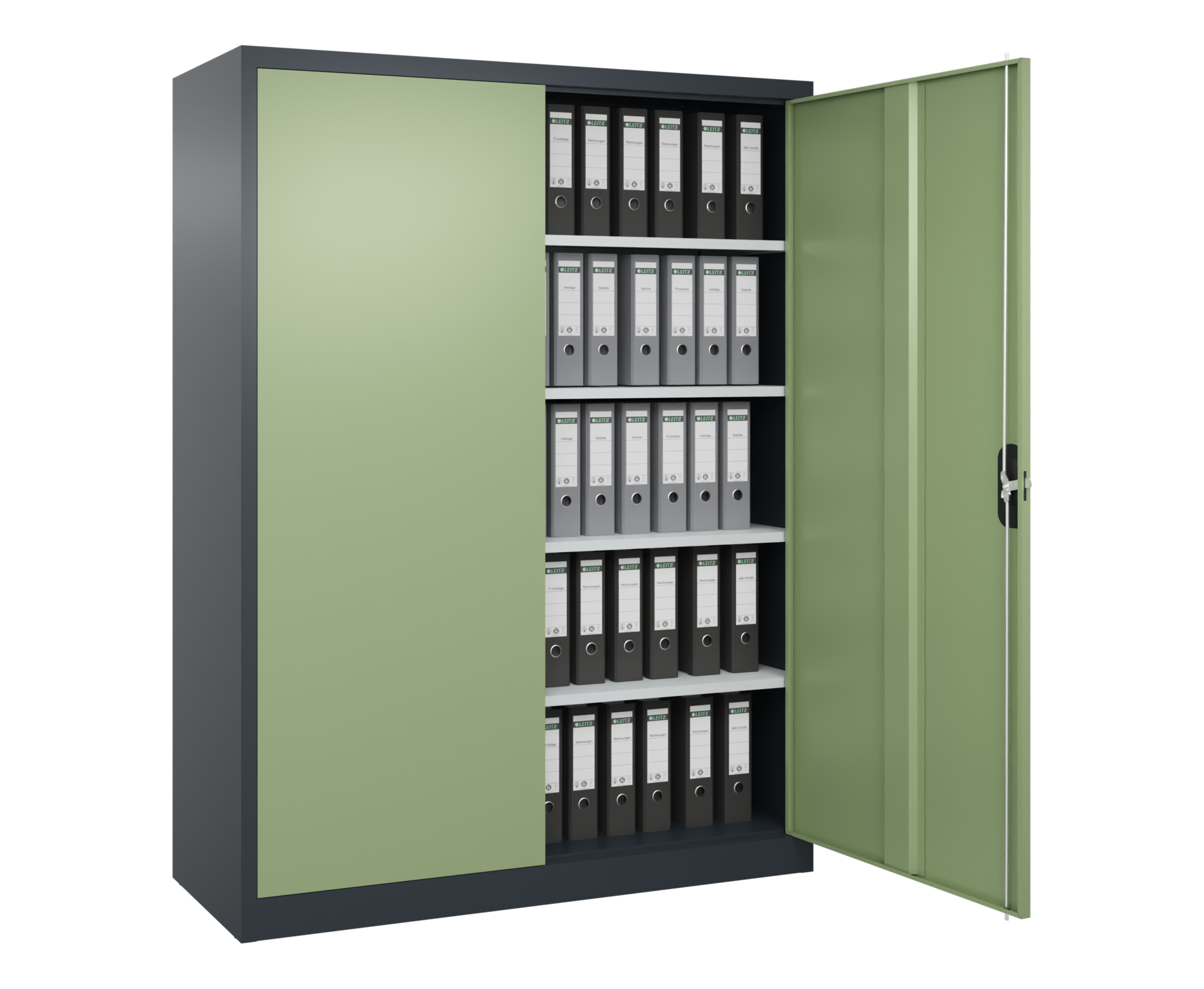 C+P Büroschrank, Acurado, 1950x1500x500mm, 7016/6021