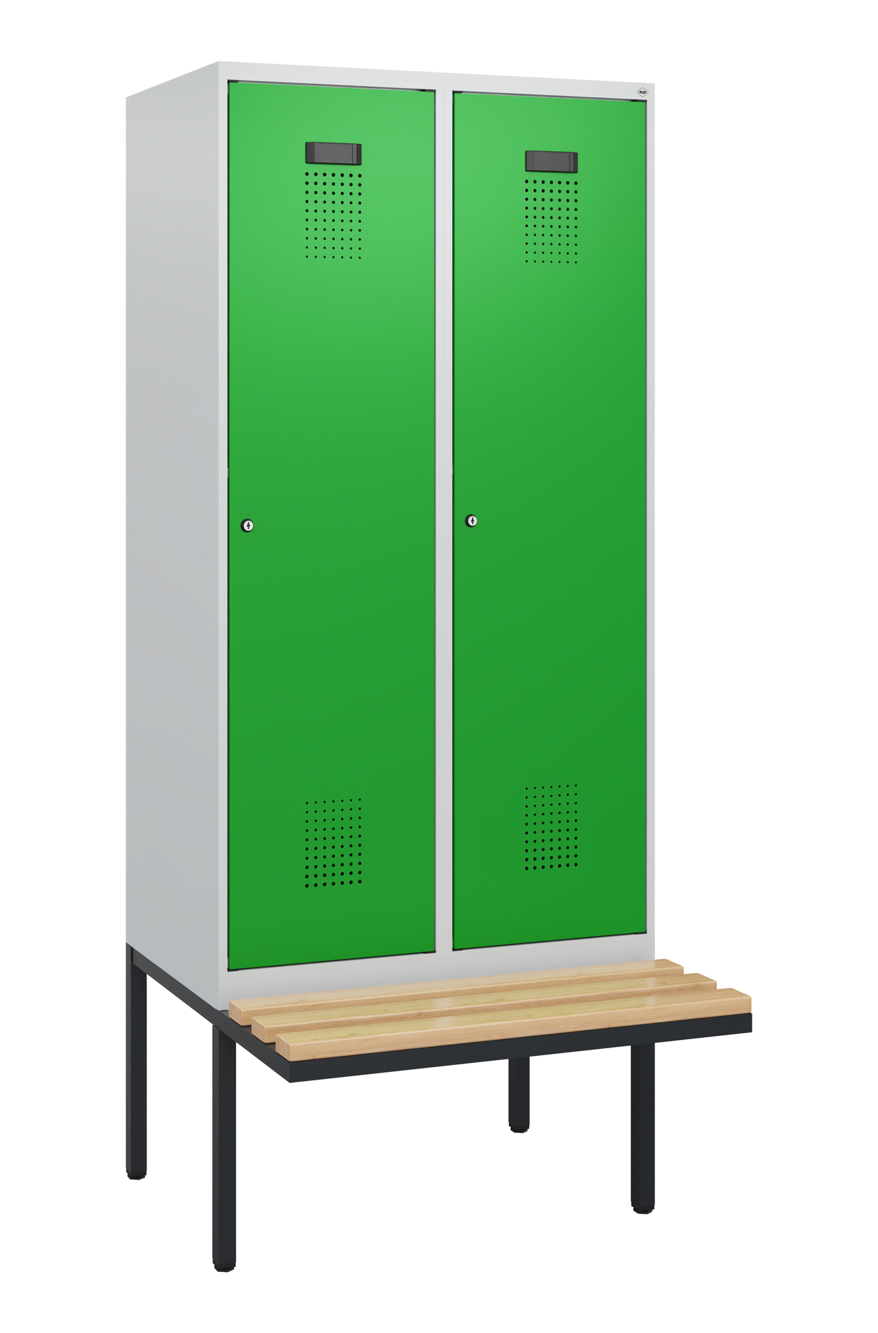 C+P Spind Evolo PLUS, Bank, 2 Abteile, 1950x800x81