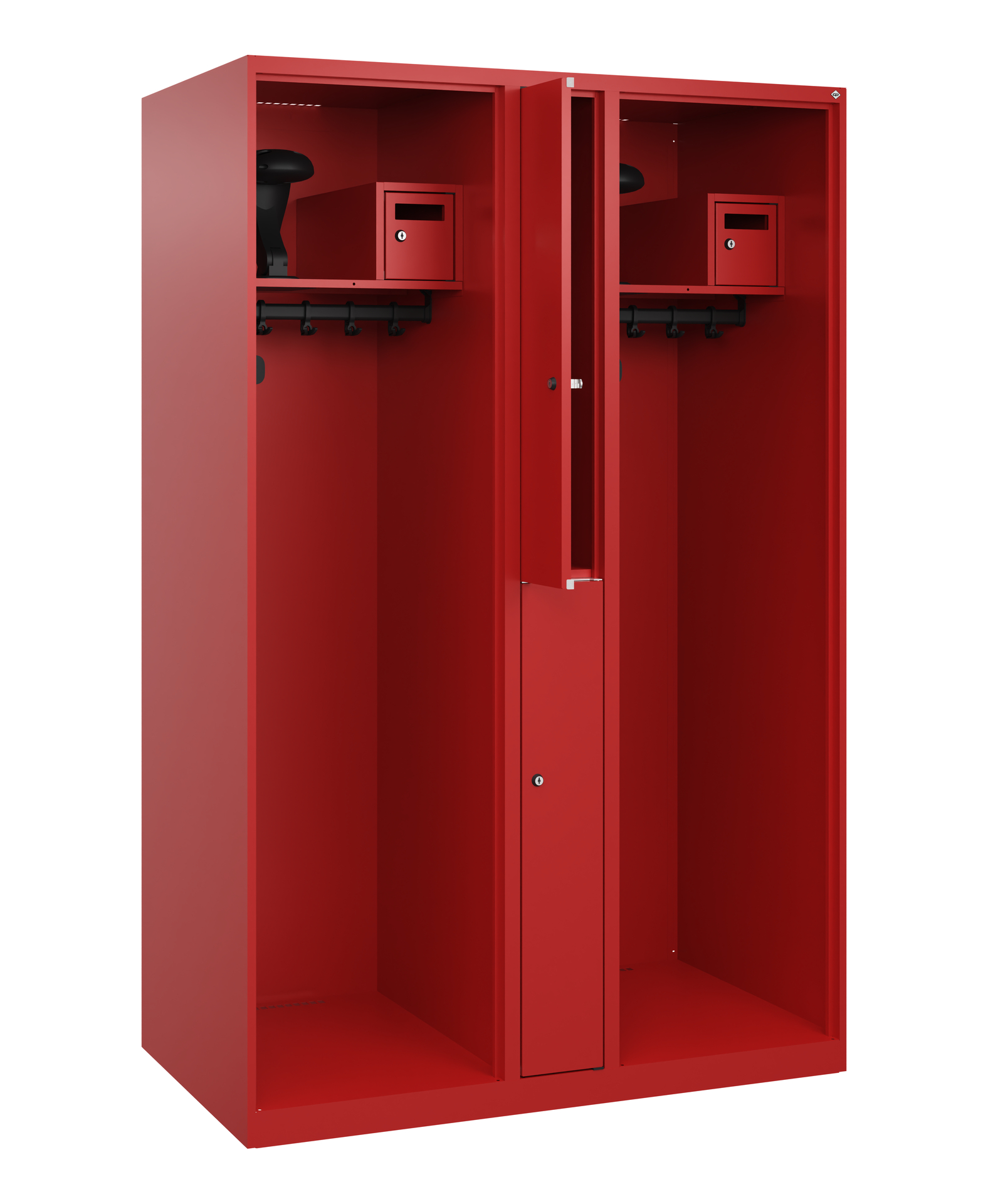 C+P Feuerwehrspind Maxi, 2 Fächer, 1850x1200x600mm