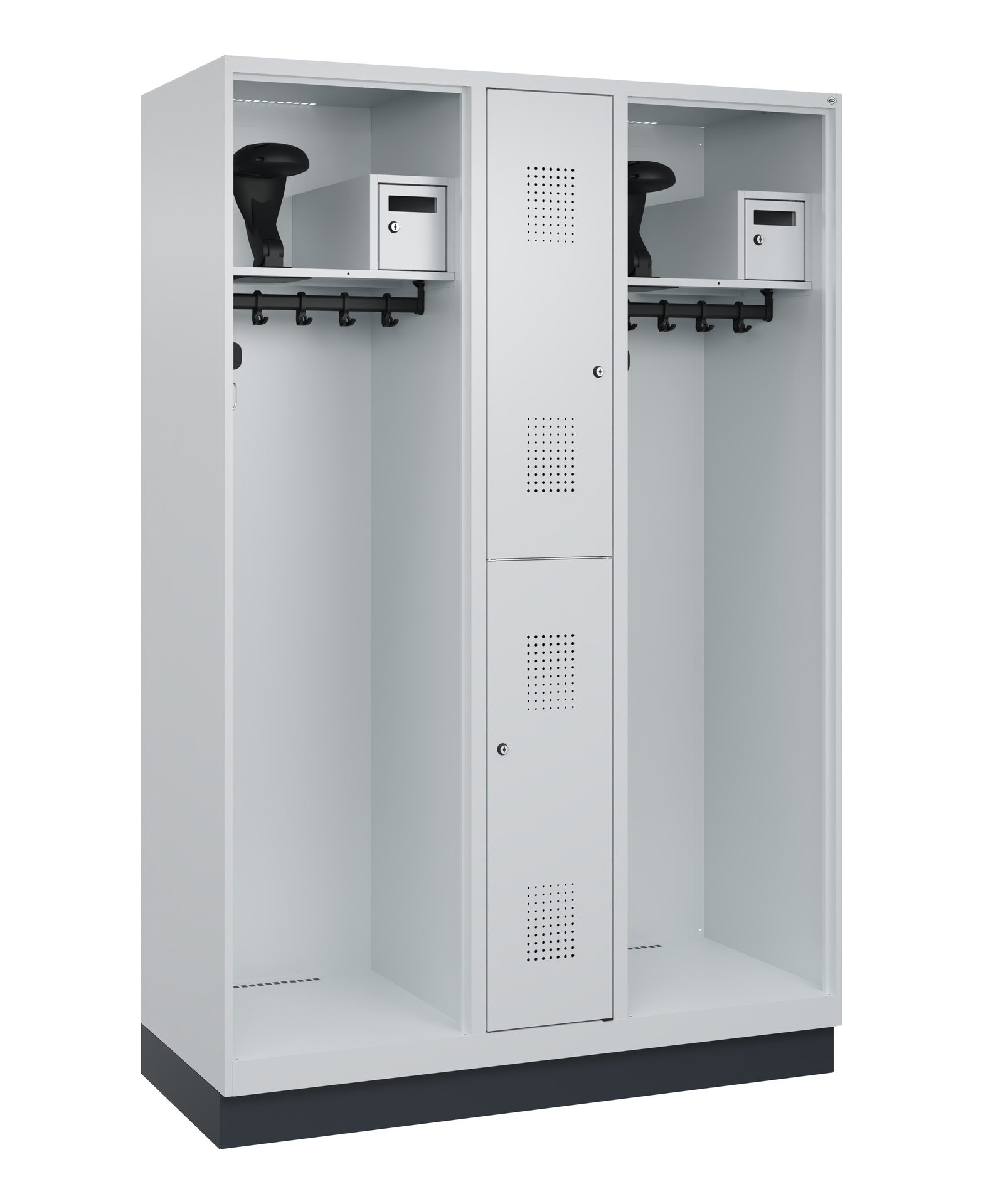 C+P Feuerwehrspind Maxi, 2 Fächer, 1850x1300x500mm