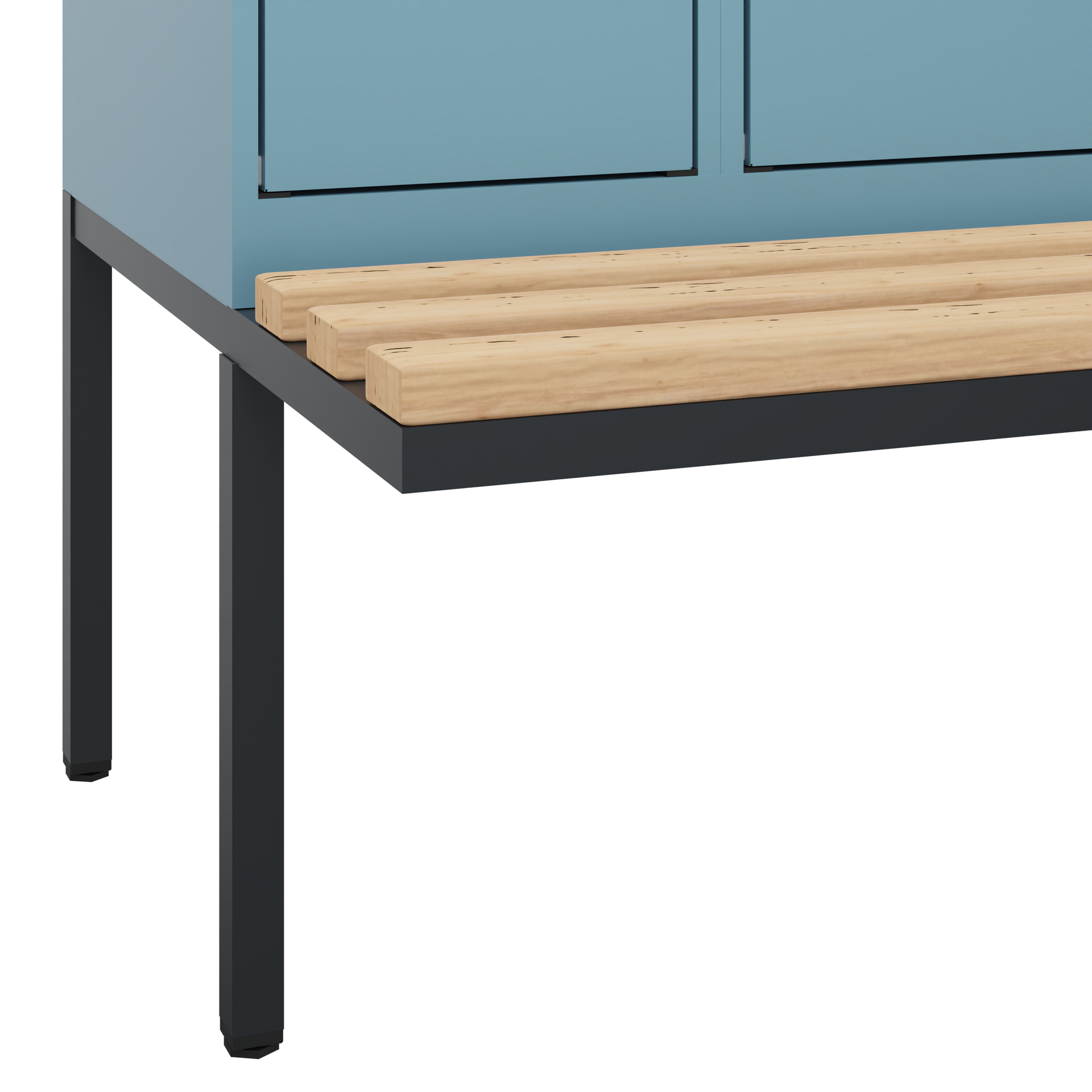 C+P Spind Evolo PLUS, Bank, 4 Abteile, 2120x1200x8