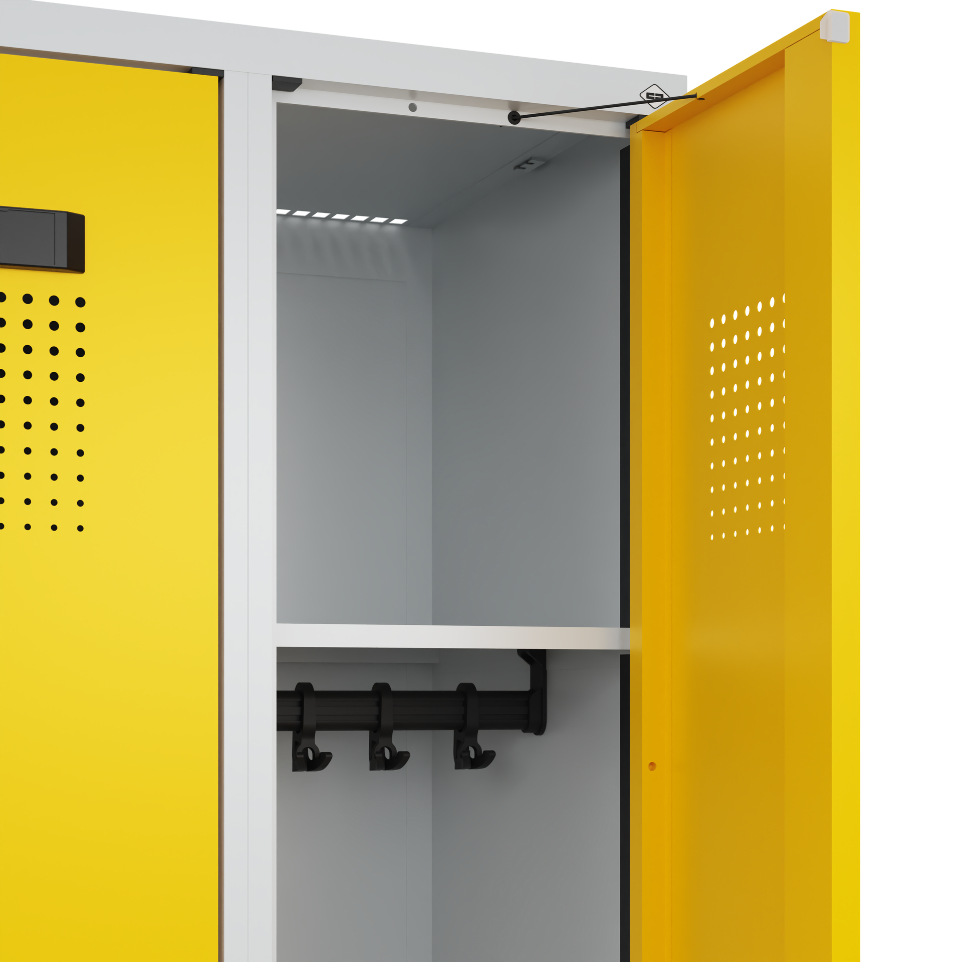 C+P Spind Evolo PLUS, Bank, 1 Abteil, 1950x300x815mm