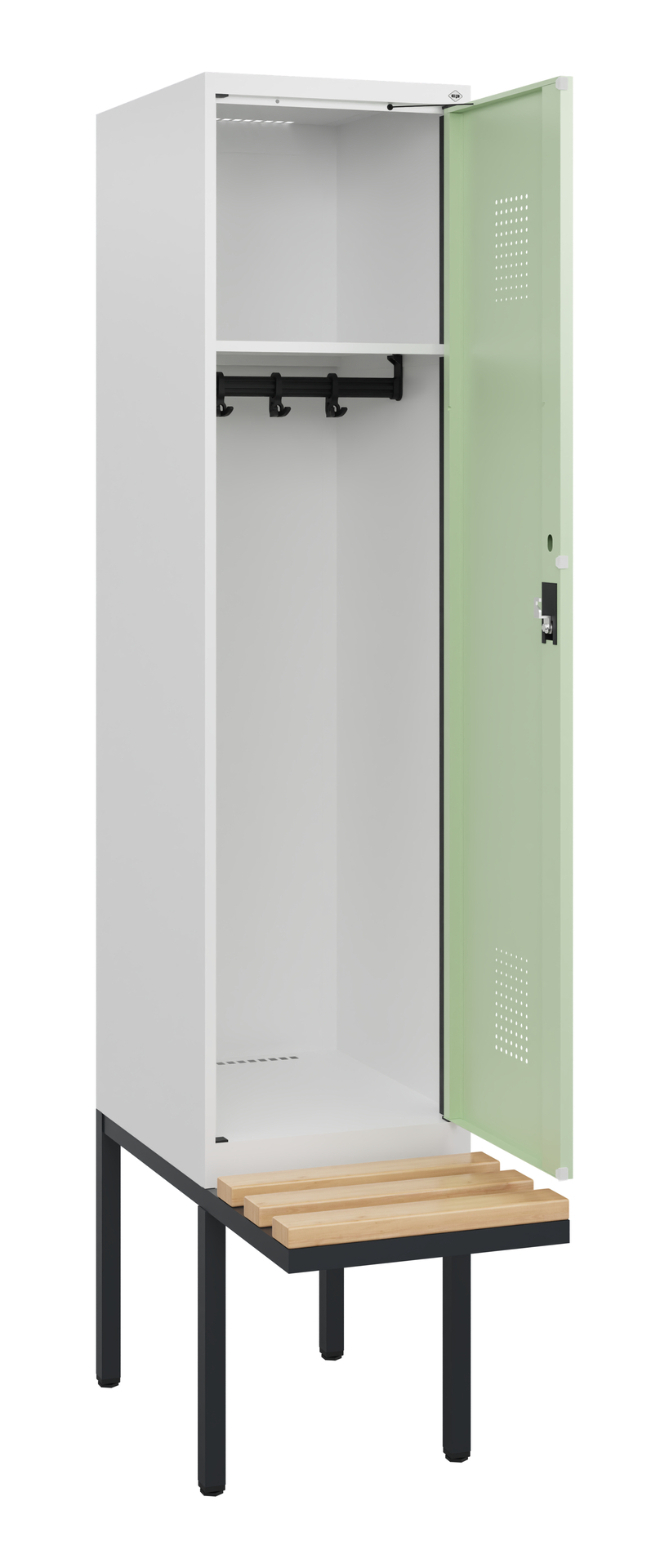 C+P Spind Evolo PLUS, Bank, 1 Abteil, 1950x400x815