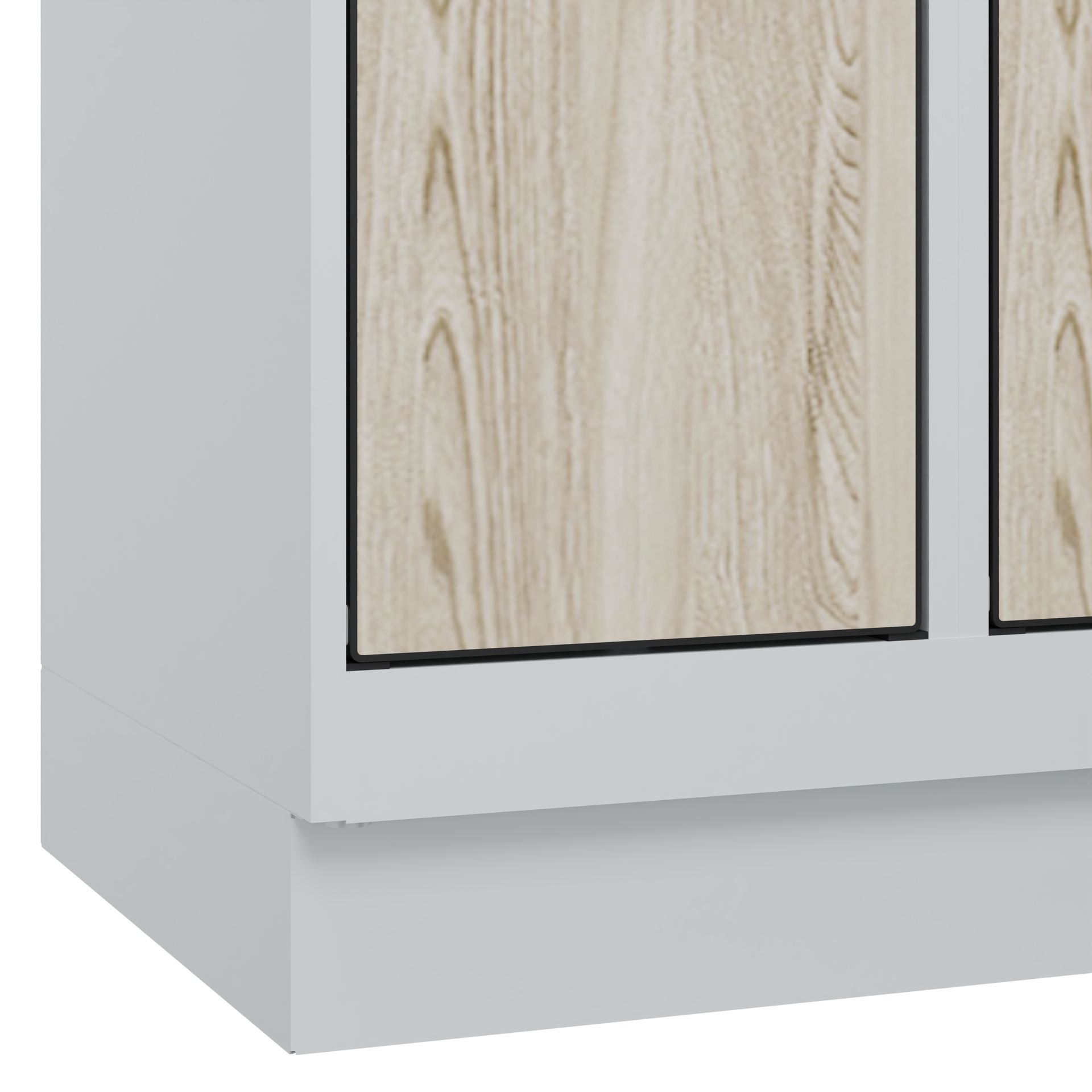 C+P Schlie�fachschrank Evolo PLUS, Sockel, 4 F�cher, 1950x300x500mm