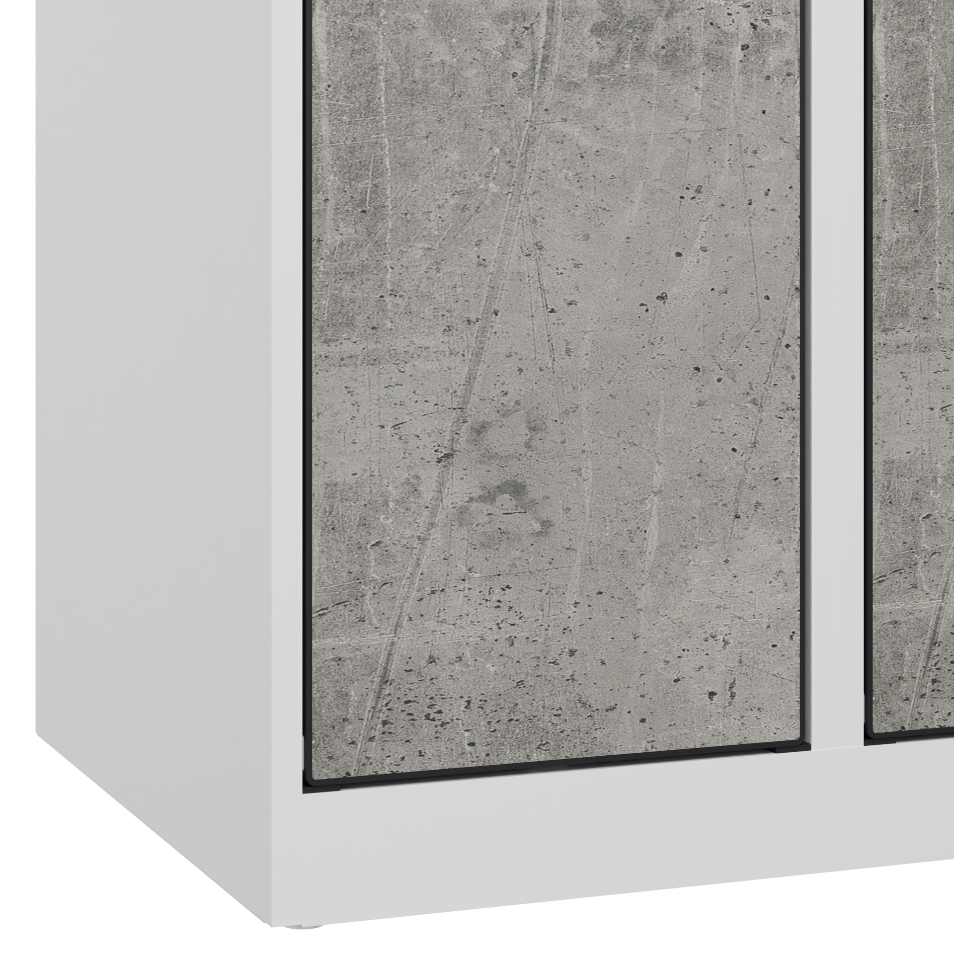 C+P Schlie�fachschrank Evolo PLUS, 4 F�cher, 1850x300x500mm