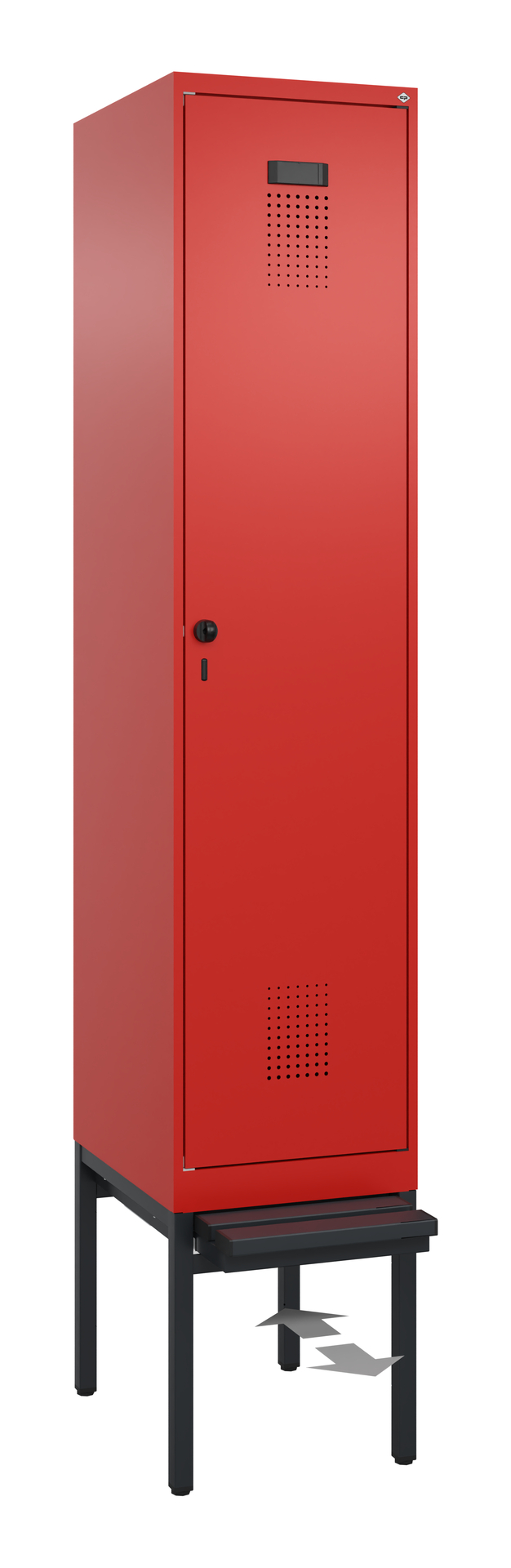 C+P Spind Evolo PLUS, Bank, 1 Abteil, 2120x400x815mm