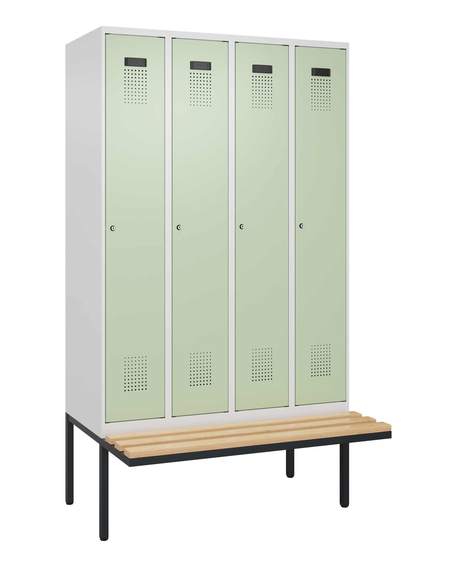C+P Spind Evolo PLUS, Bank, 4 Abteile, 2120x1200x8