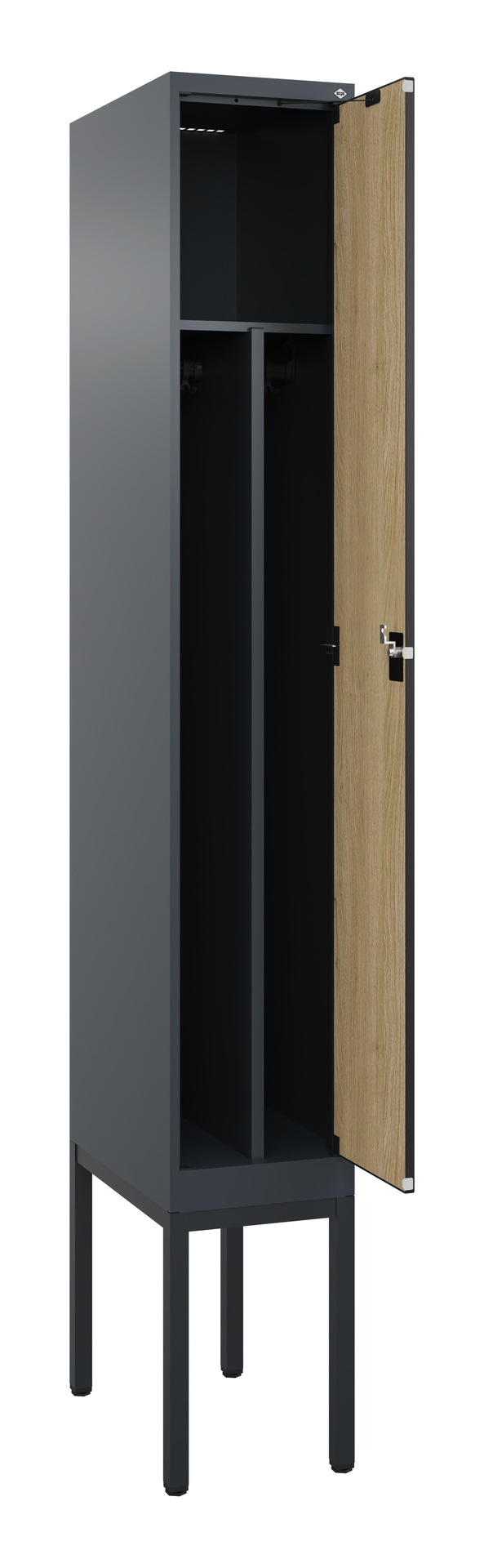 C+P Spind Evolo PLUS, Gestell, 1 Abteil, 2120x300x500mm