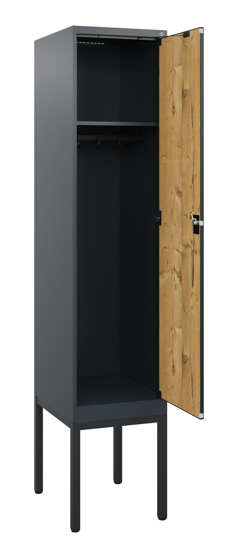 C+P Spind Evolo PLUS, Gestell, 1 Abteil, 1950x400x500mm