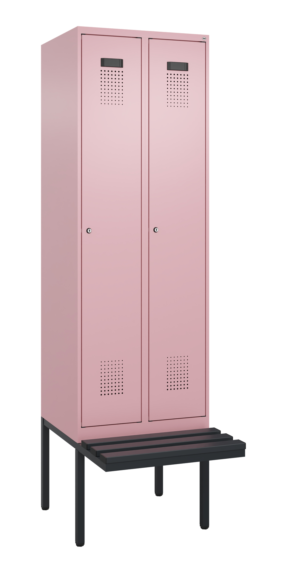 C+P Spind Evolo PLUS, Bank, 2 Abteil, 2120x600x815