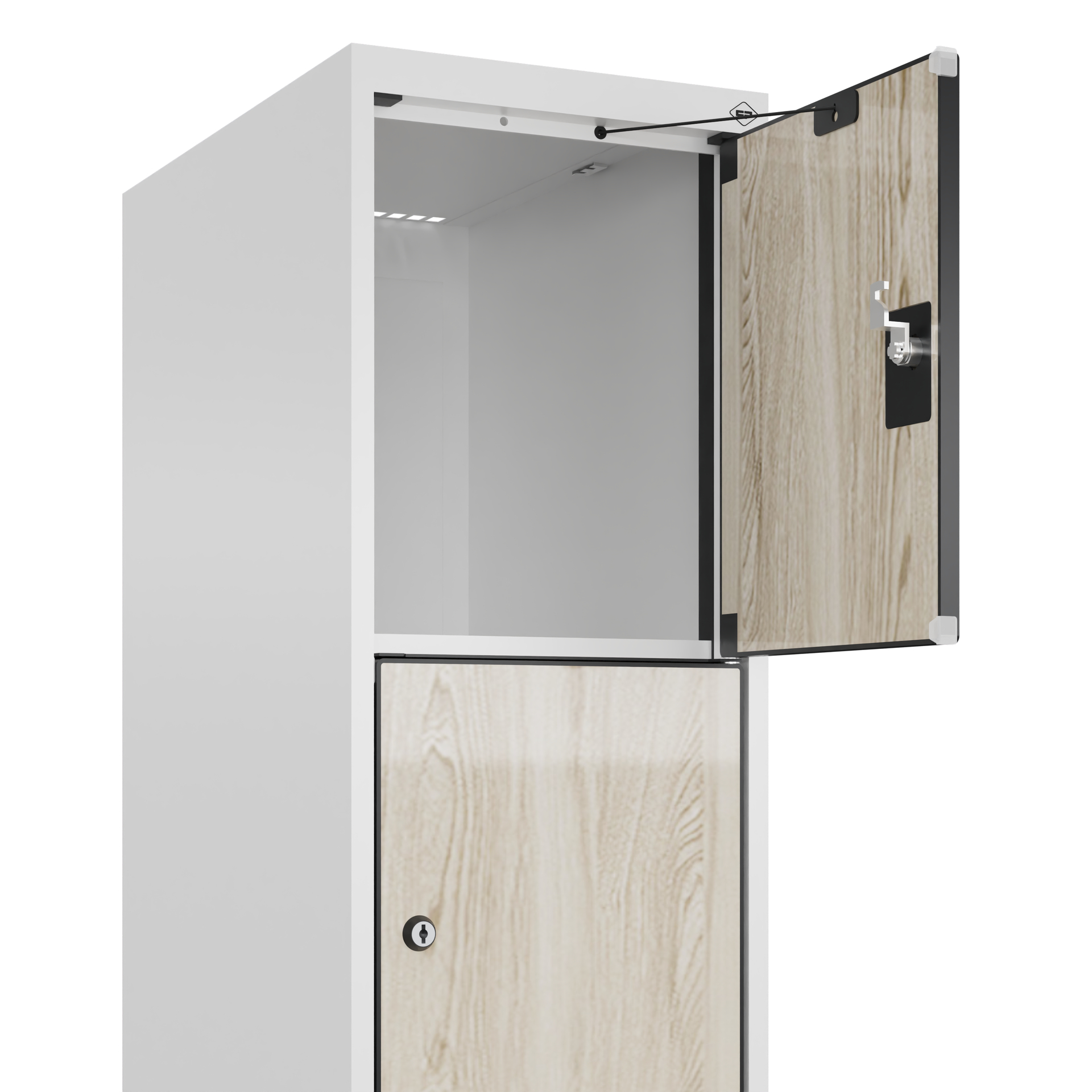 C+P Schlie�fachschrank Evolo PLUS, 5 F�cher, 1850x300x500mm