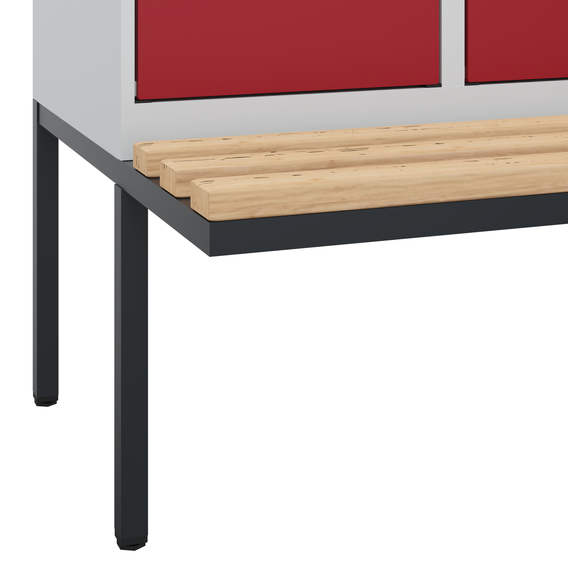 C+P Spind Evolo PLUS, Bank, 3 Abteile, 1950x1200x8