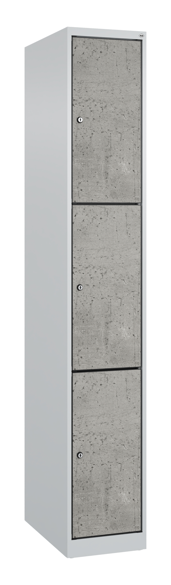 C+P Schlie�fachschrank Evolo PLUS, 3 F�cher, 1850x300x500mm