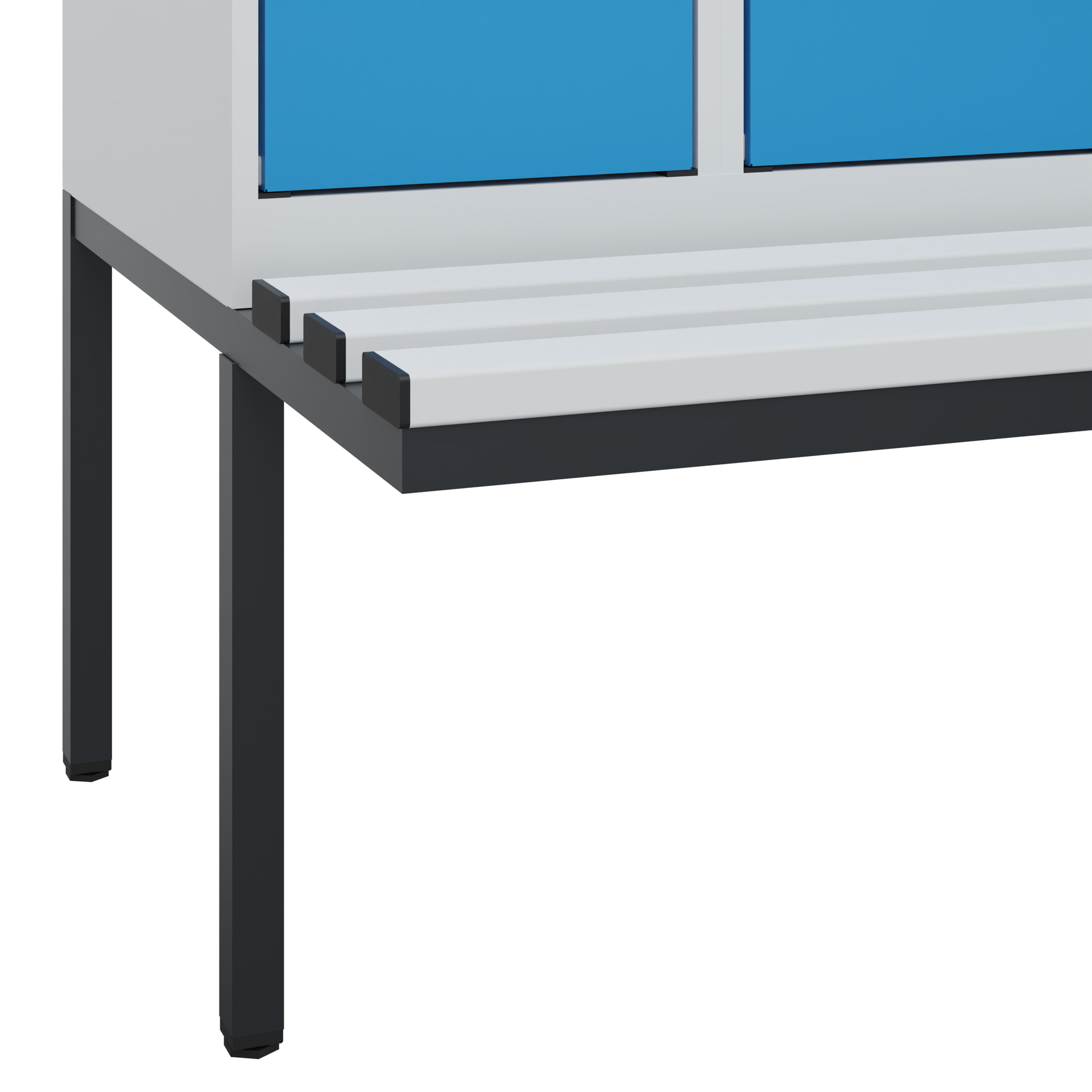 C+P Spind Evolo PLUS, Bank, 3 Abteile, 1950x900x81