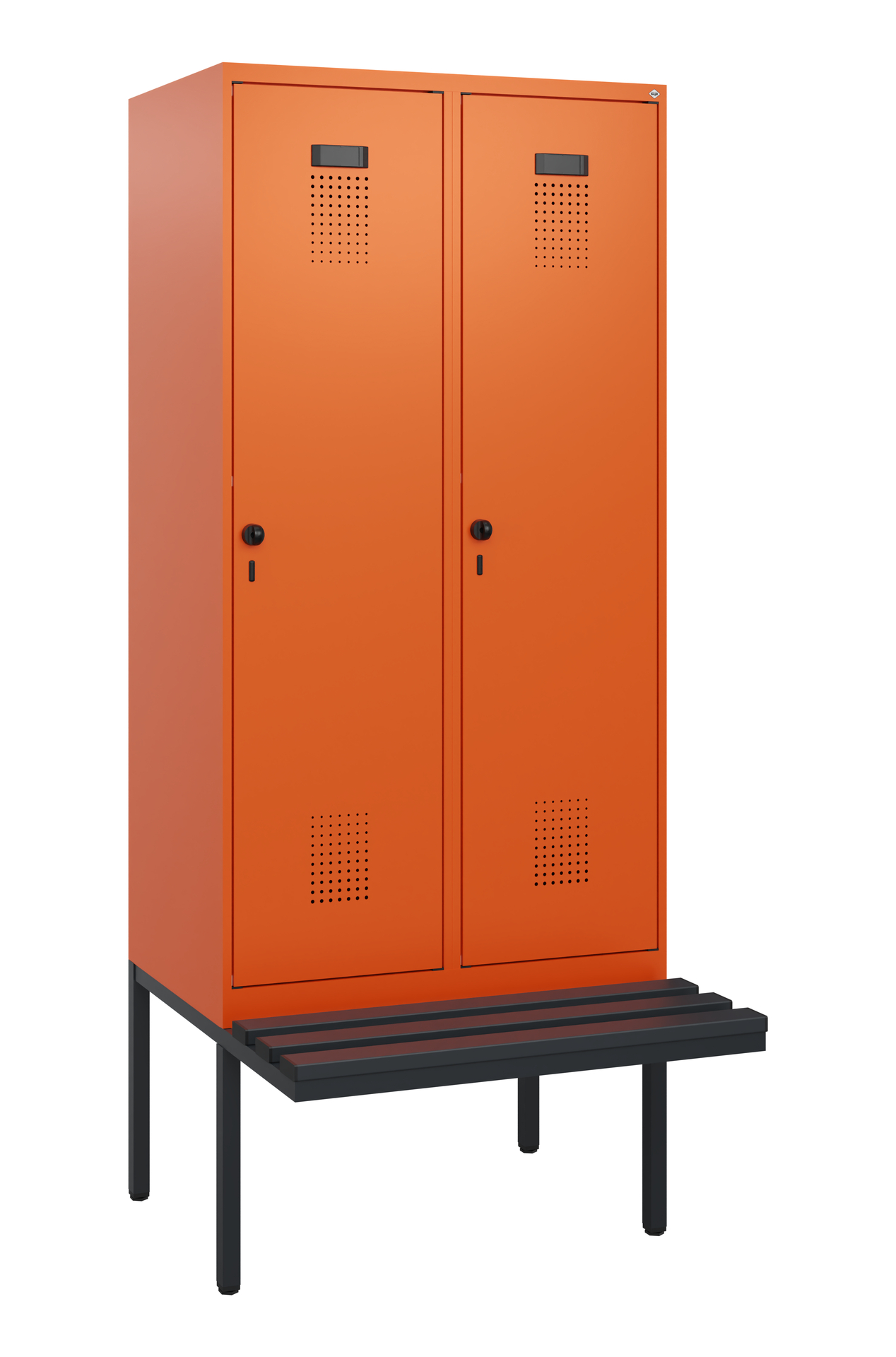 C+P Spind Evolo PLUS, Bank, 2 Abteile, 1950x800x81