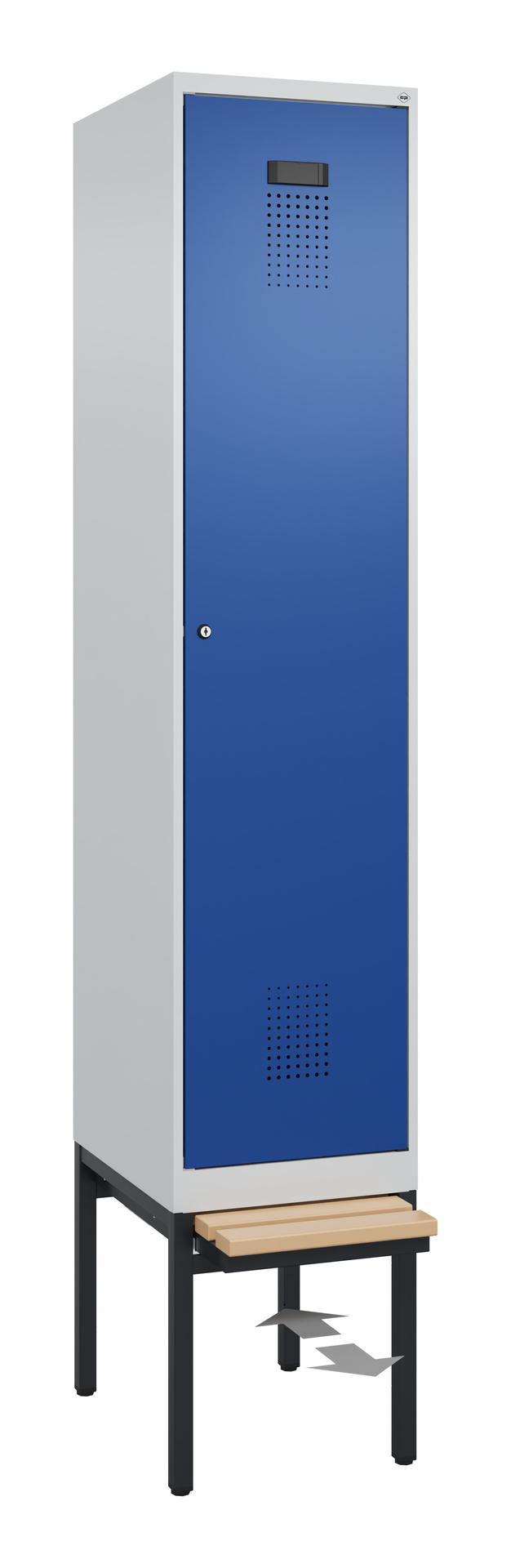 C+P Spind Evolo PLUS, Bank, 1 Abteil, 2120x400x815mm