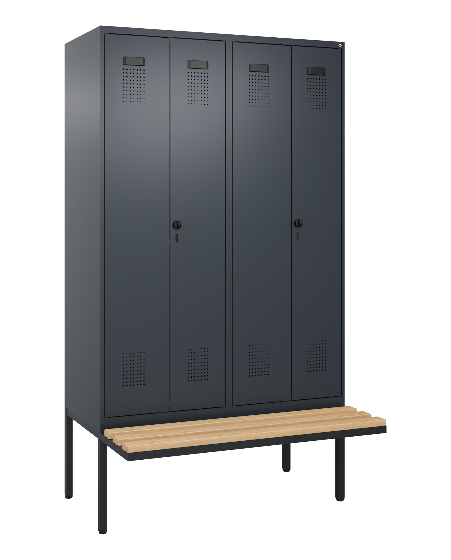 C+P PSA Doppel-Spind Evolo PLUS, Bank, 4 Abteile, 