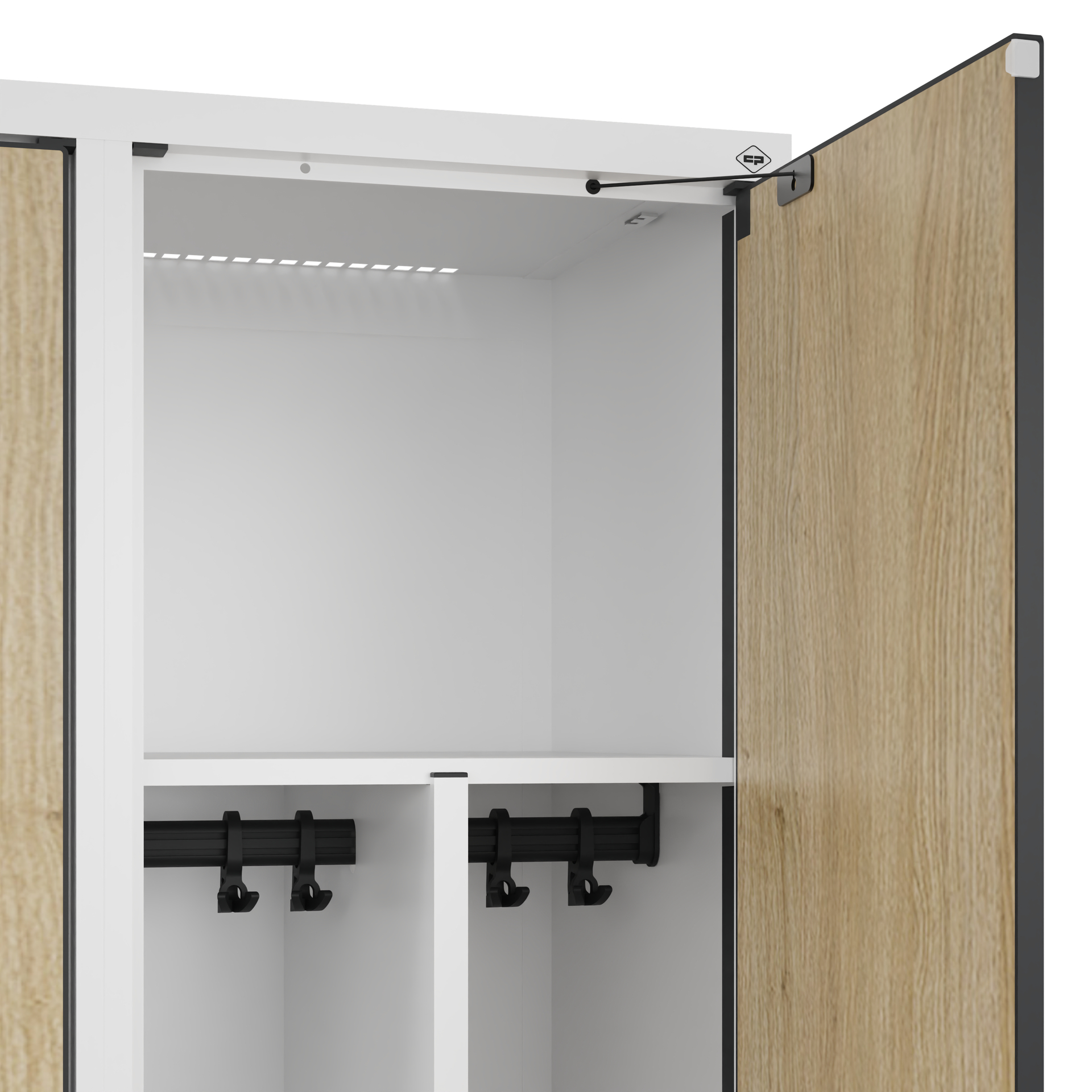 C+P Spind Evolo PLUS, 1 Abteil, 1850x400x500mm