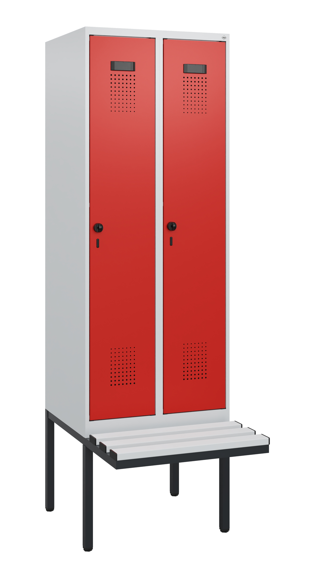 C+P Spind Evolo PLUS, Bank, 2 Abteile, 1950x600x81