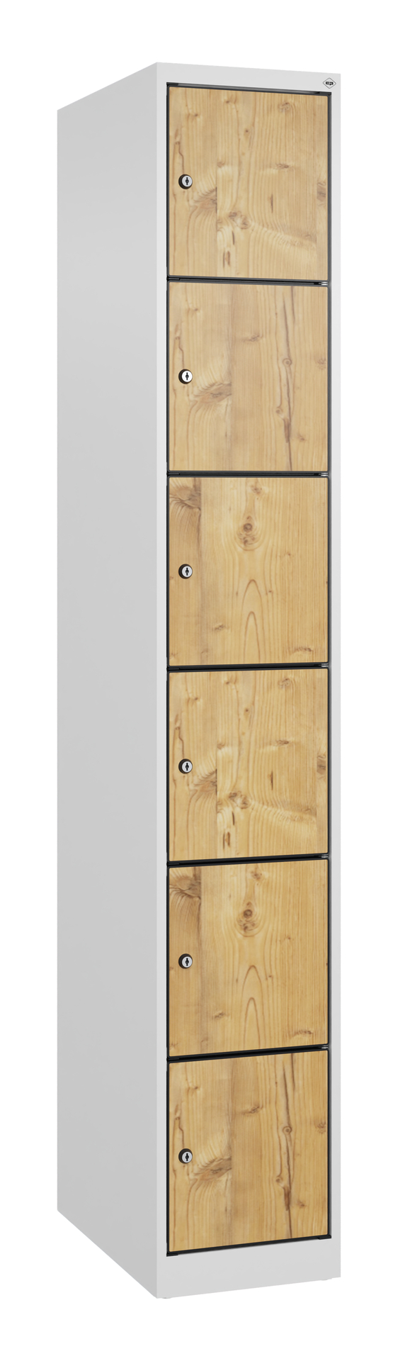 C+P Schlie�fachschrank Evolo PLUS, 6 F�cher, 1850x300x500mm