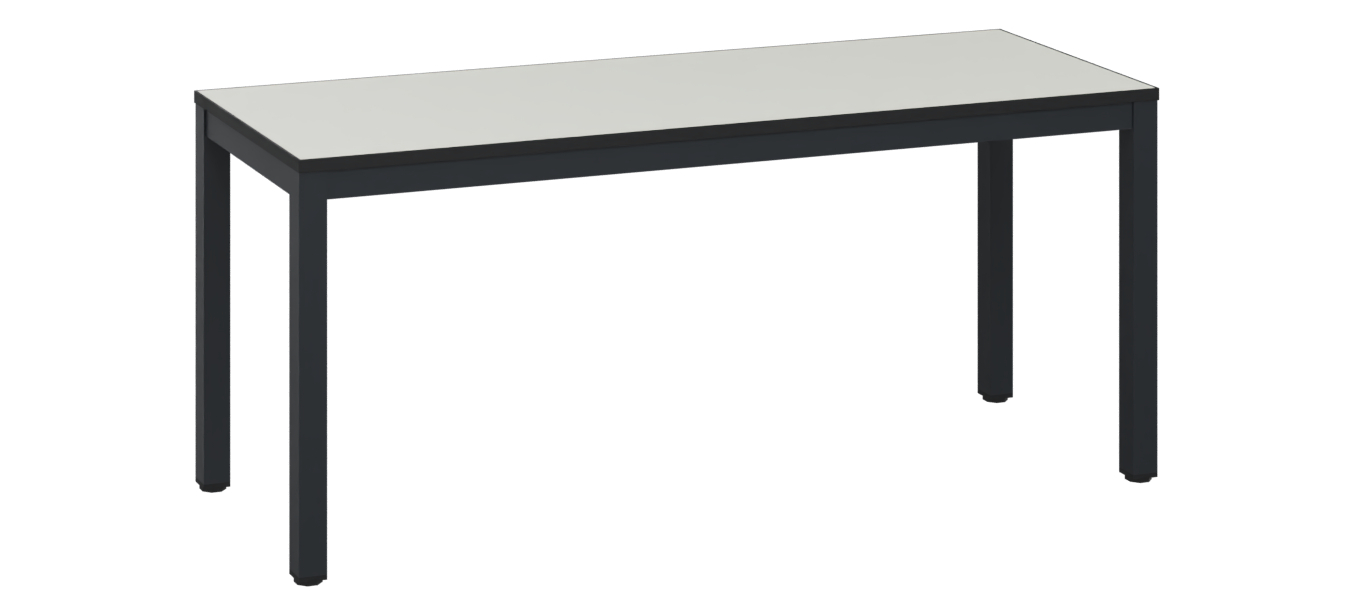 C+P Sitzbank Solid HPL, 438x1000x358mm, 7021/VK741